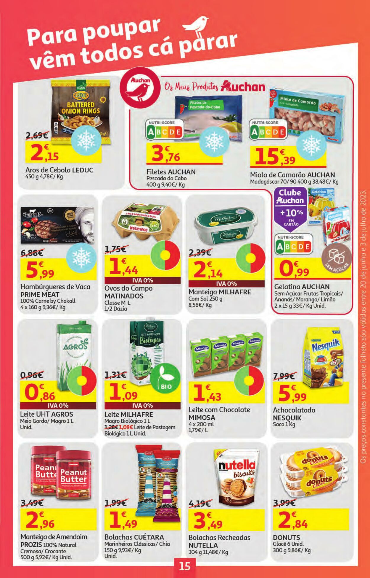 Folheto Auchan 20.06.2023 - 03.07.2023