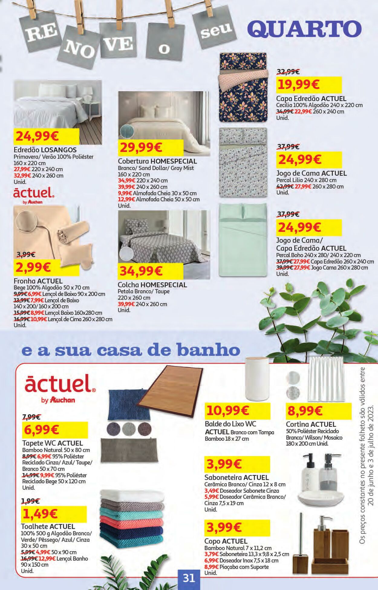 Folheto Auchan 20.06.2023 - 03.07.2023