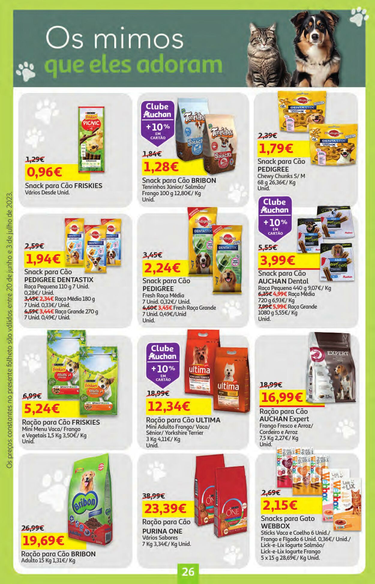 Folheto Auchan 20.06.2023 - 03.07.2023