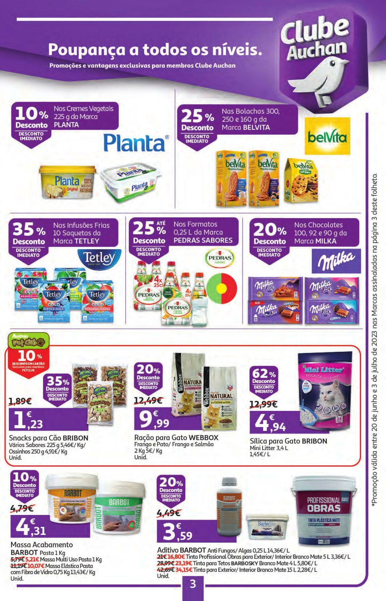 Folheto Auchan 20.06.2023 - 03.07.2023