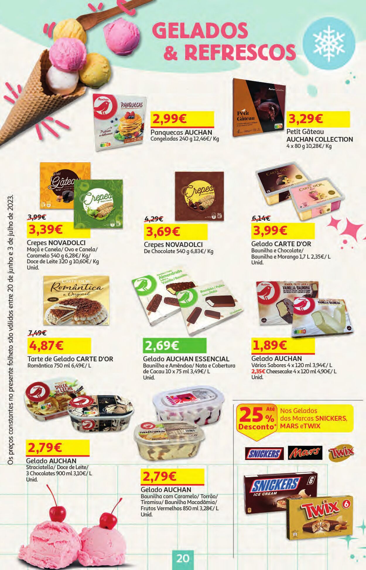 Folheto Auchan 20.06.2023 - 03.07.2023