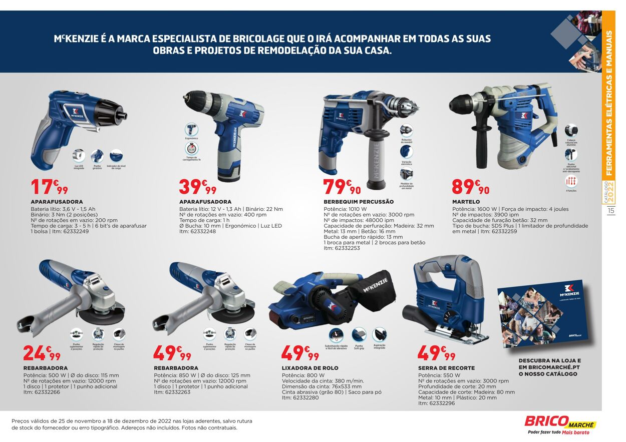 Folheto Bricomarché 25.11.2022 - 18.12.2022