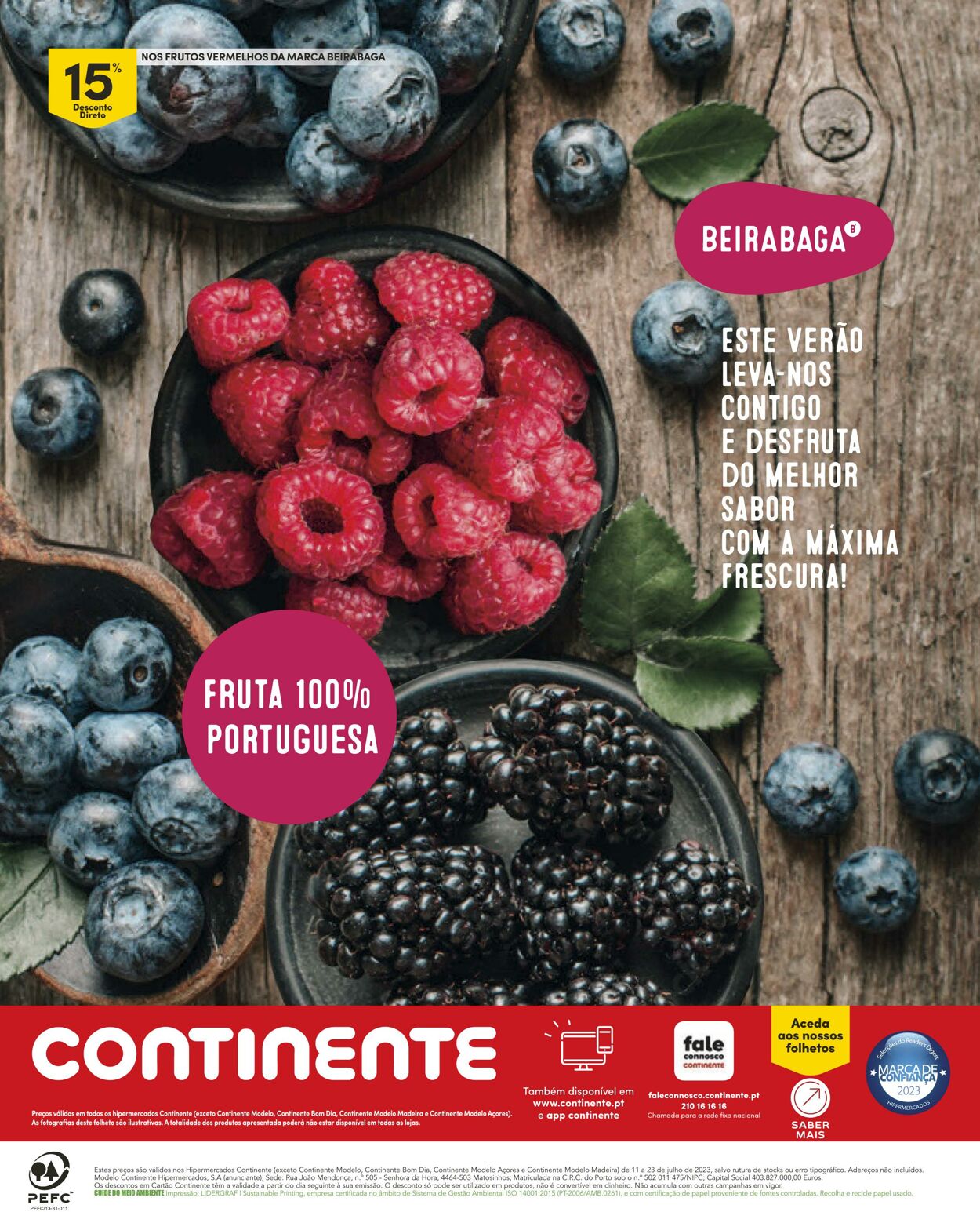 Folheto Continente 11.07.2023 - 23.07.2023