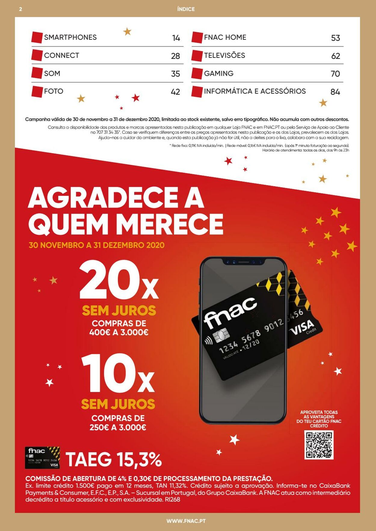 Folheto Fnac 30.11.2020 - 31.12.2020