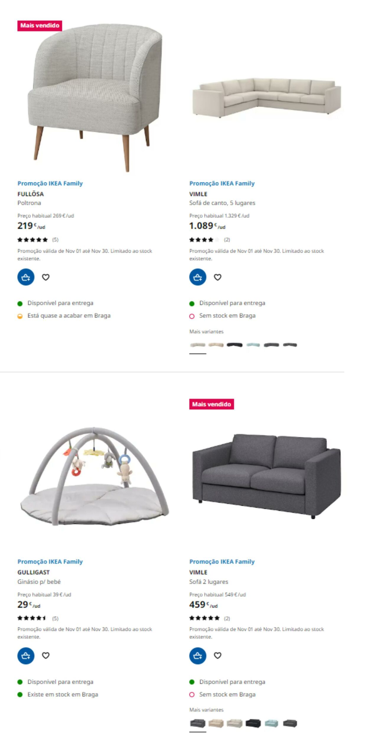 Folheto IKEA 15.11.2022 - 29.11.2022