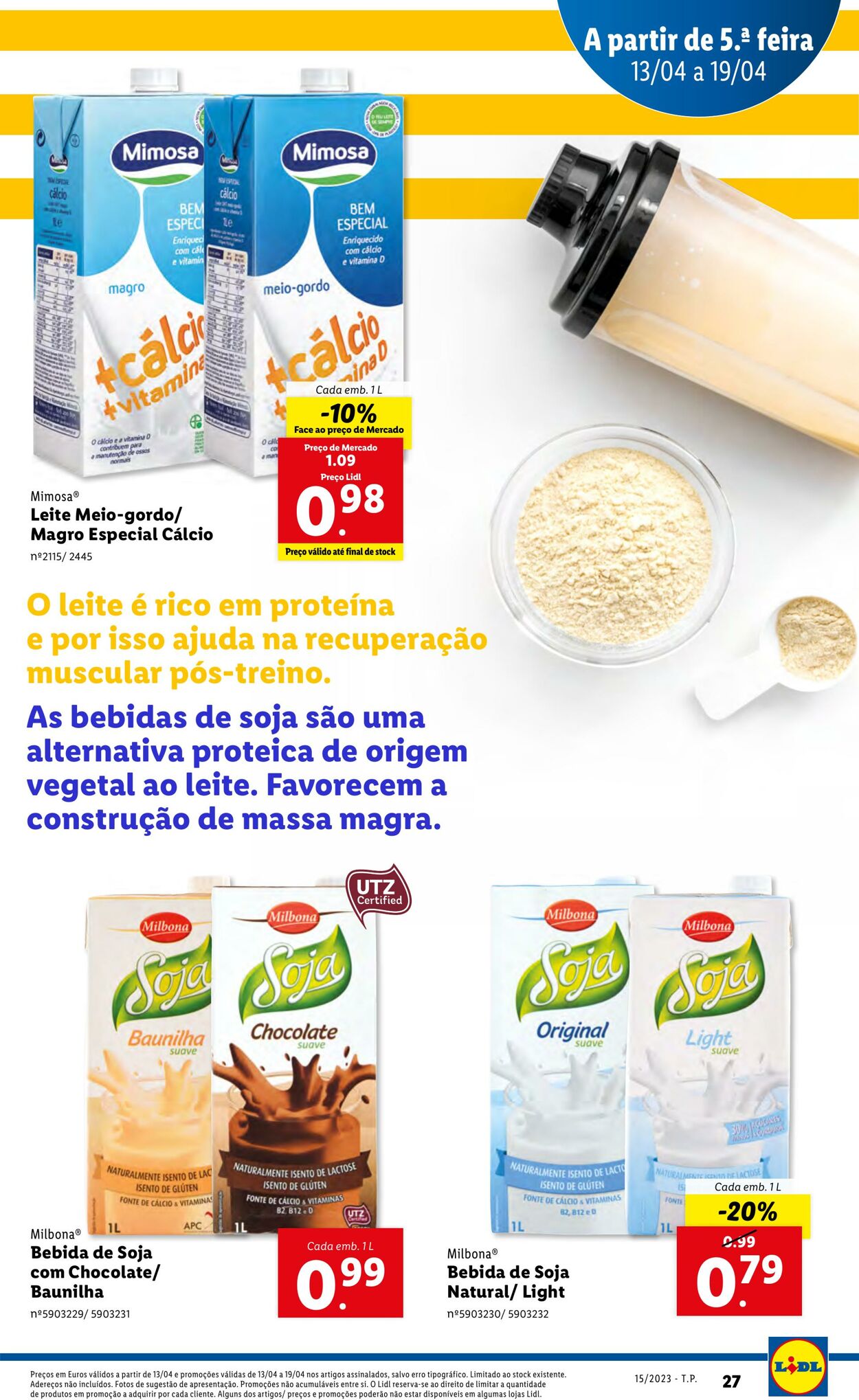 Folheto Lidl 13.04.2023 - 19.04.2023