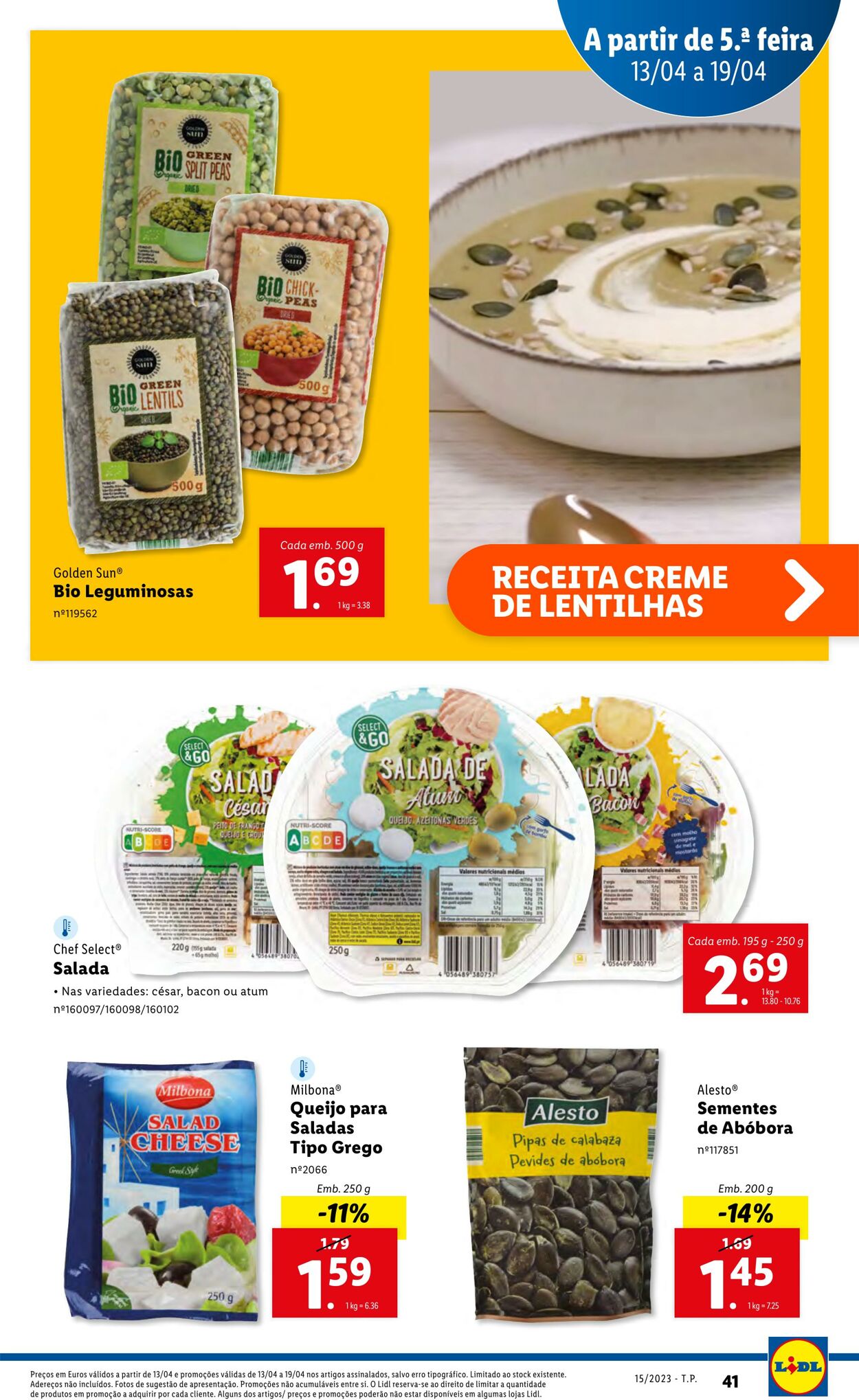 Folheto Lidl 13.04.2023 - 19.04.2023