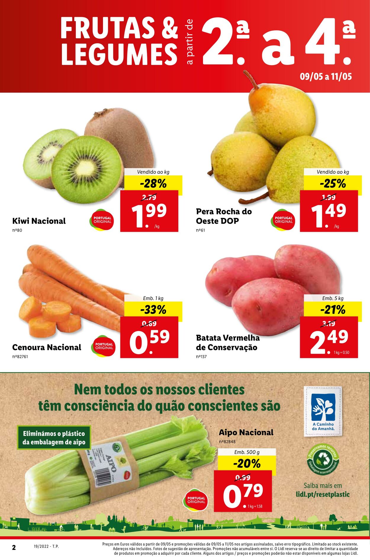 Folheto Lidl 09.05.2022 - 15.05.2022