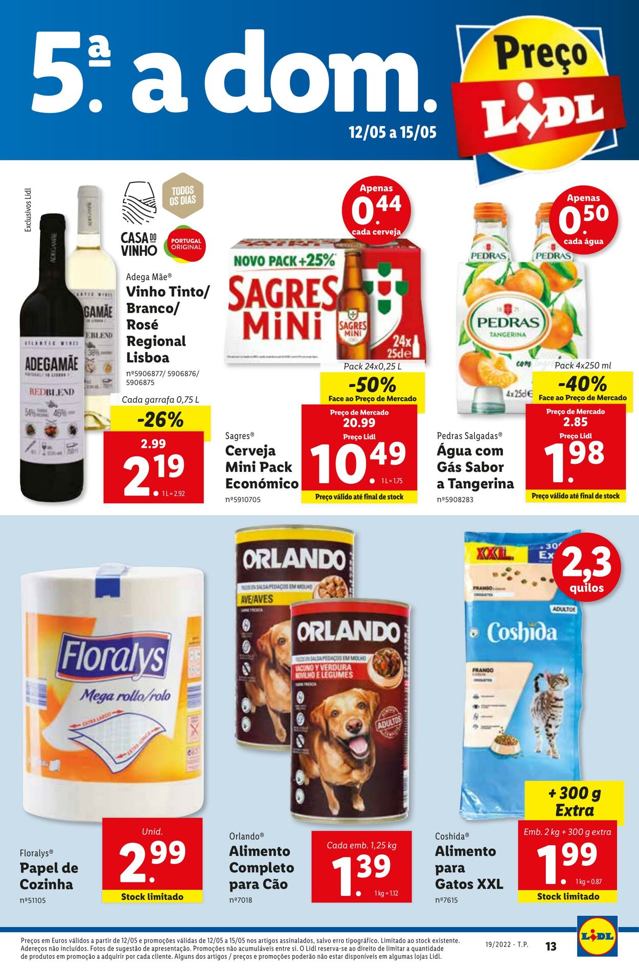 Folheto Lidl 09.05.2022 - 15.05.2022