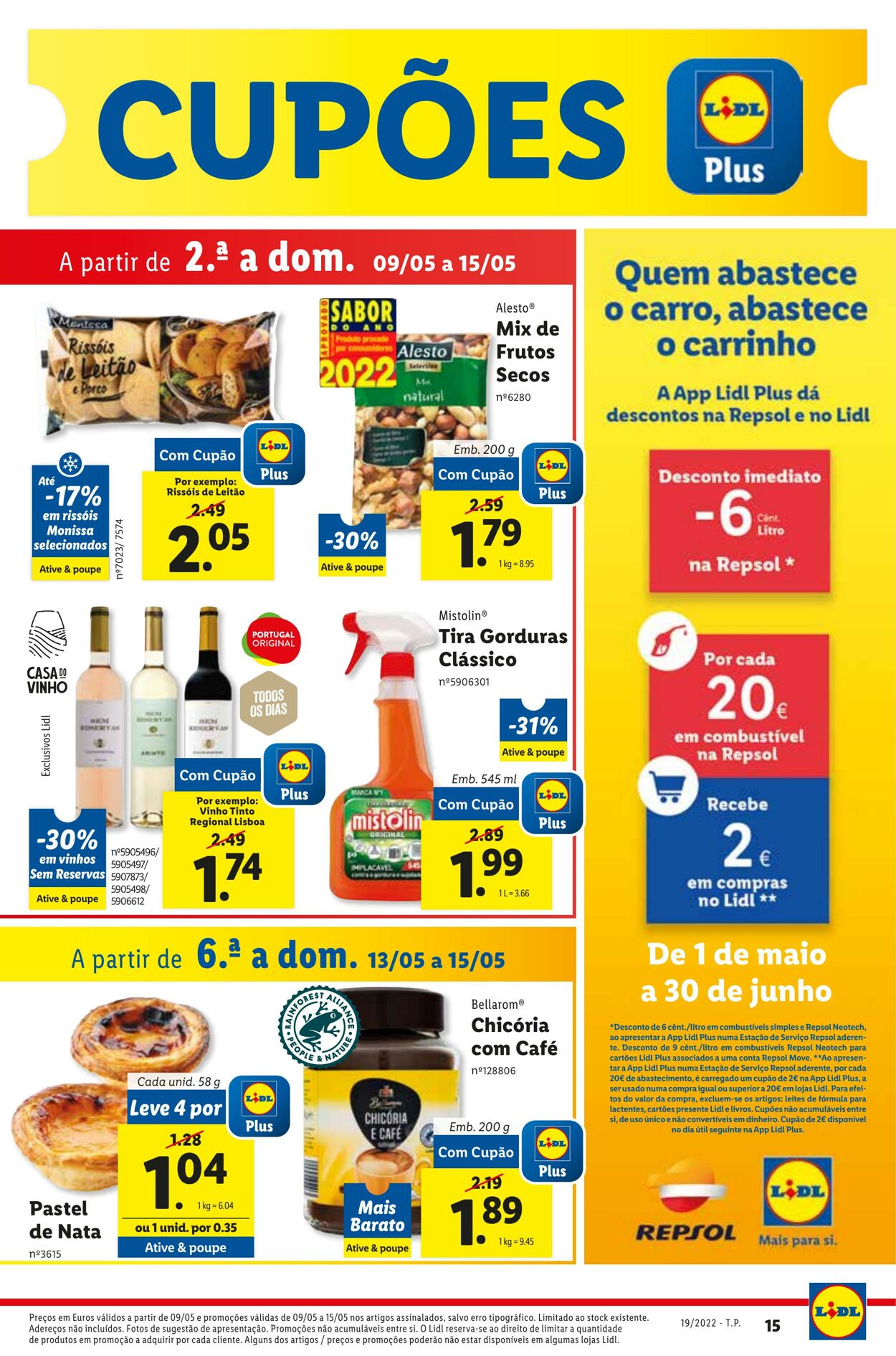 Folheto Lidl 09.05.2022 - 15.05.2022