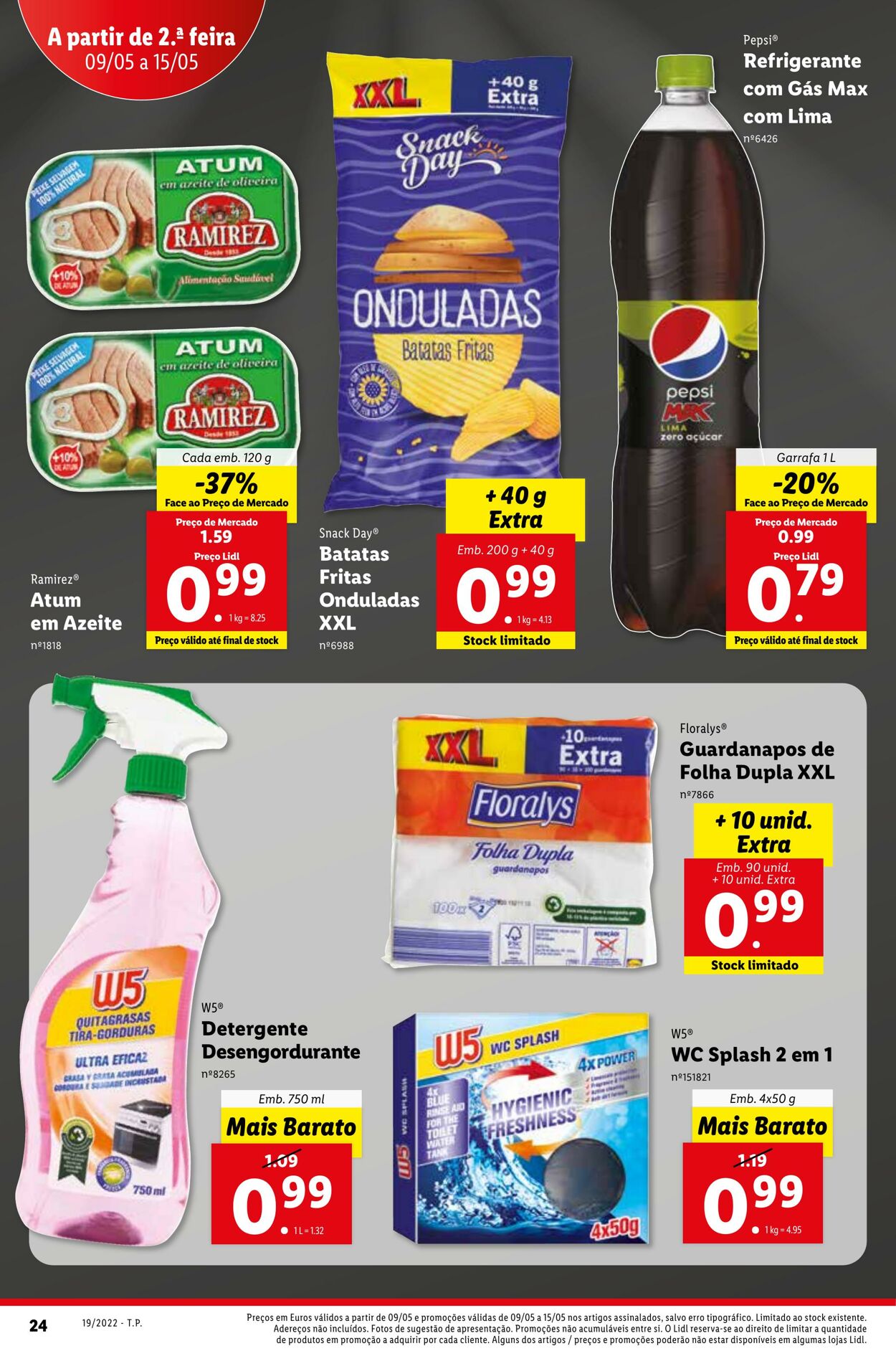 Folheto Lidl 09.05.2022 - 15.05.2022