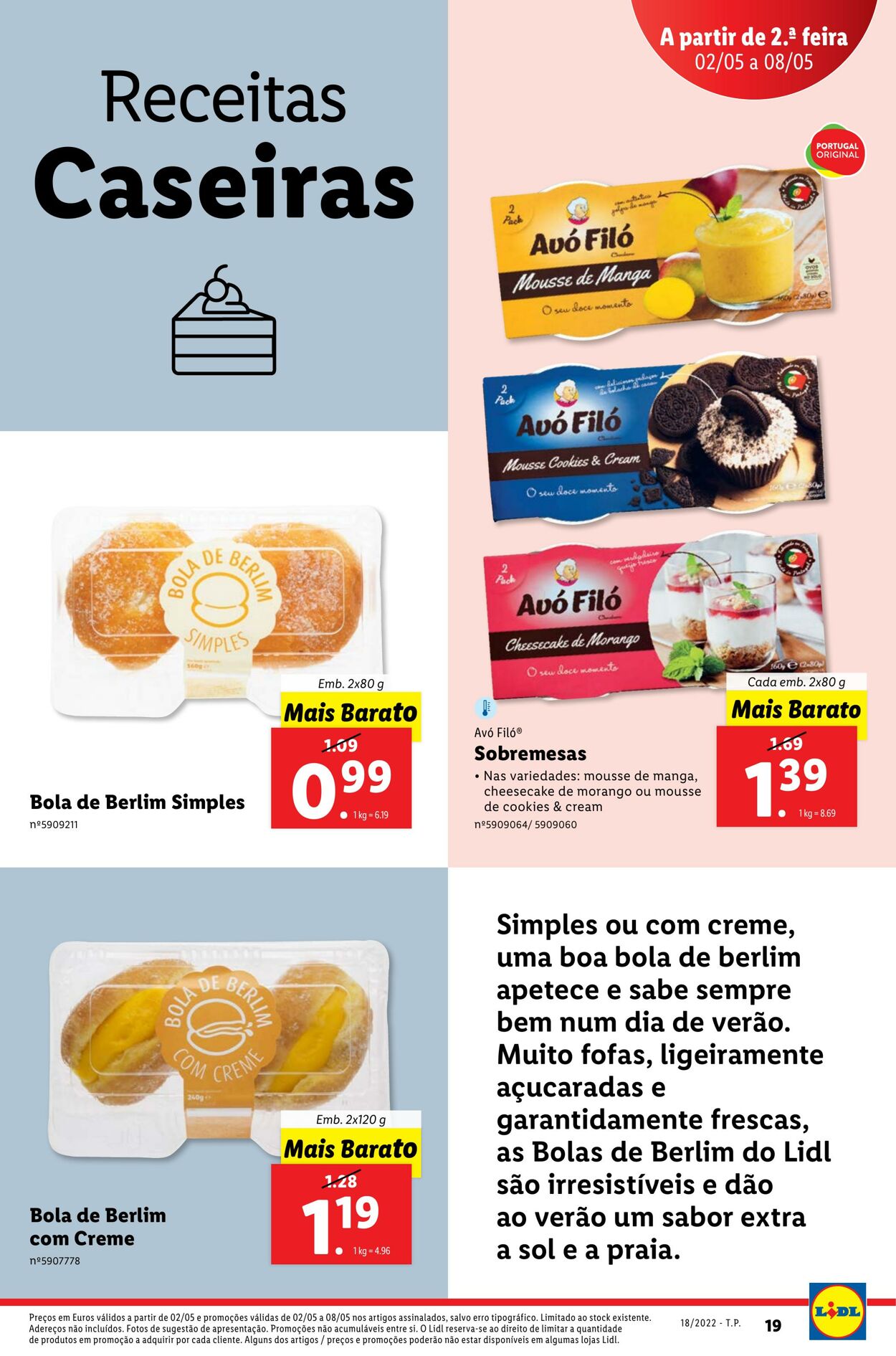 Folheto Lidl 02.05.2022 - 08.05.2022