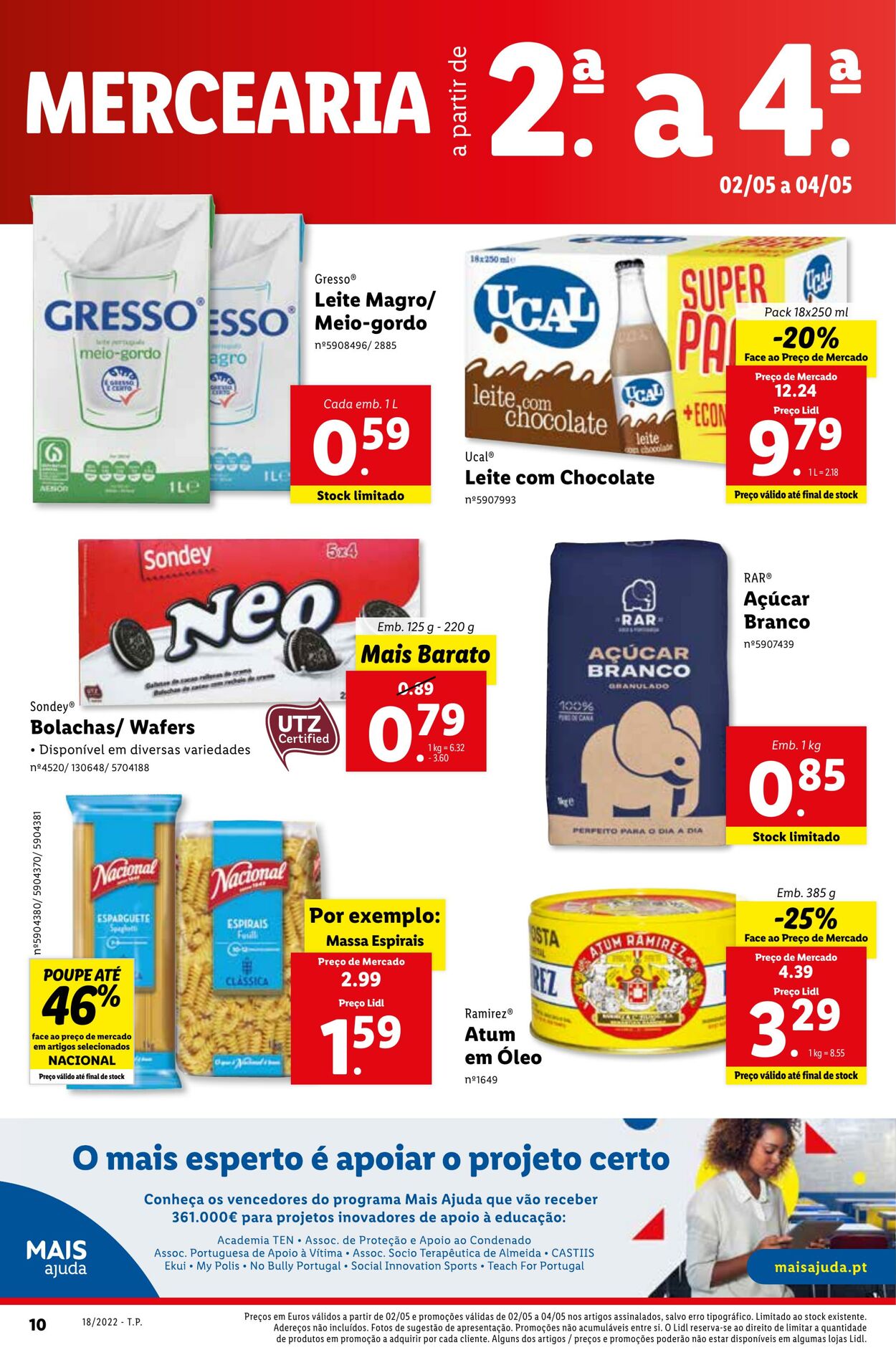 Folheto Lidl 02.05.2022 - 08.05.2022