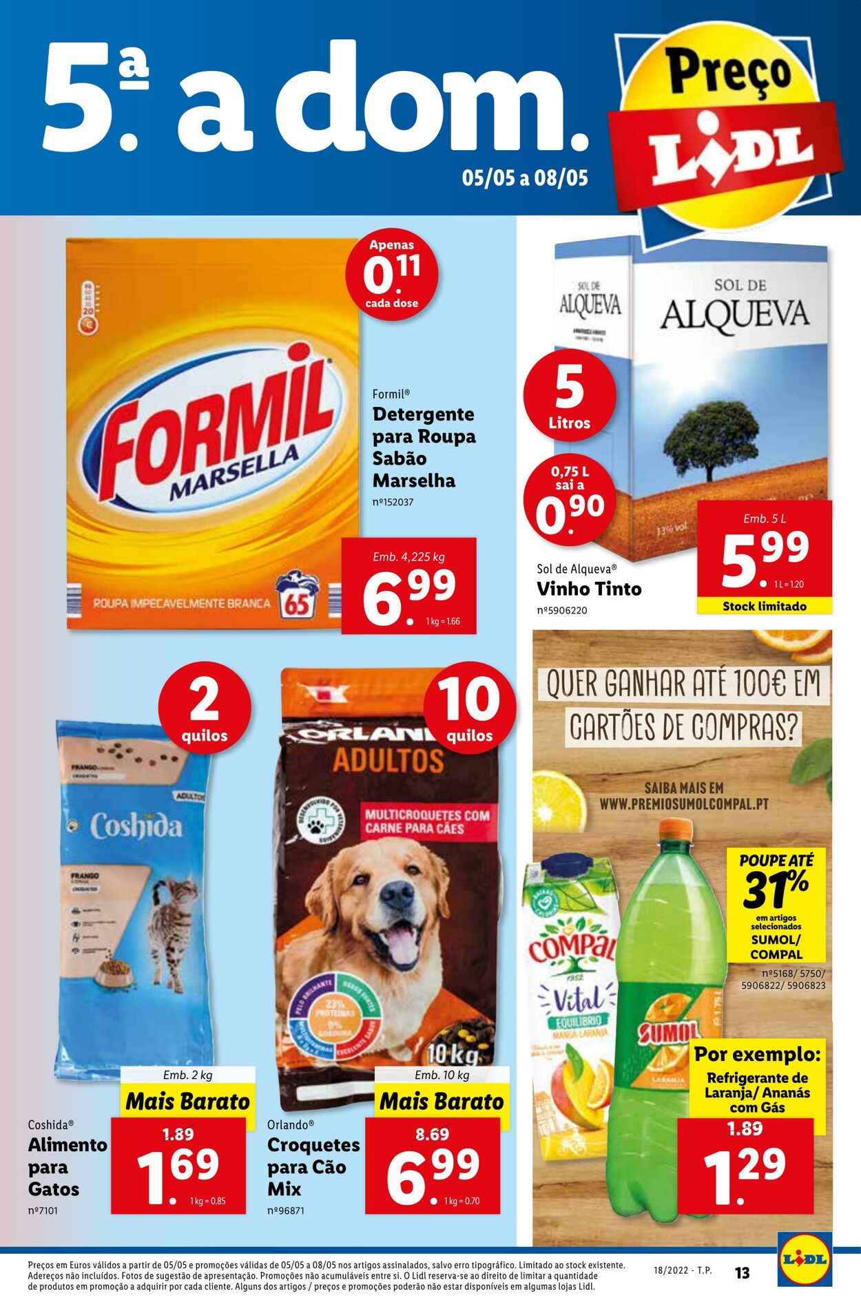 Folheto Lidl 02.05.2022 - 08.05.2022