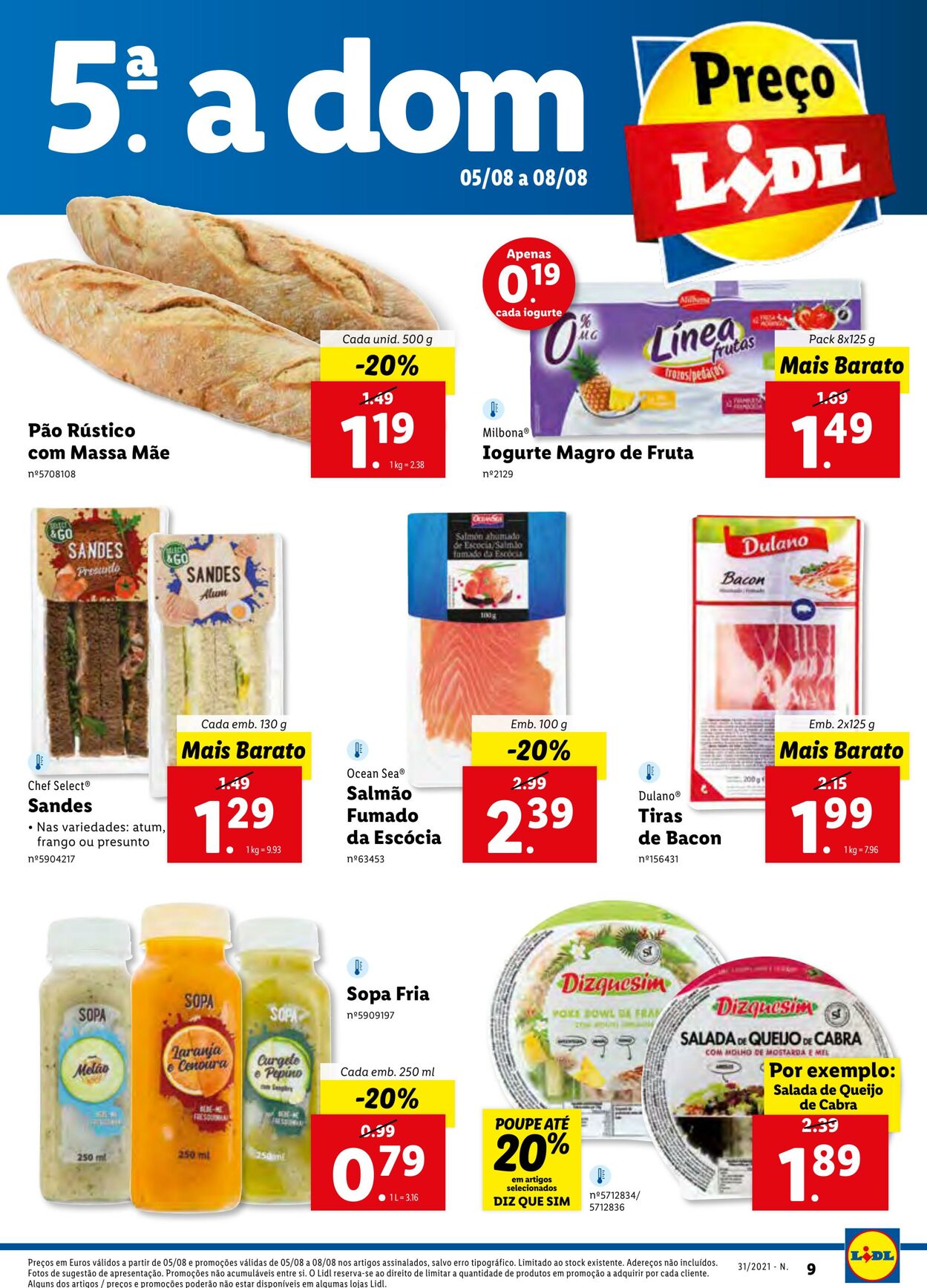 Folheto Lidl 02.08.2021 - 09.08.2021