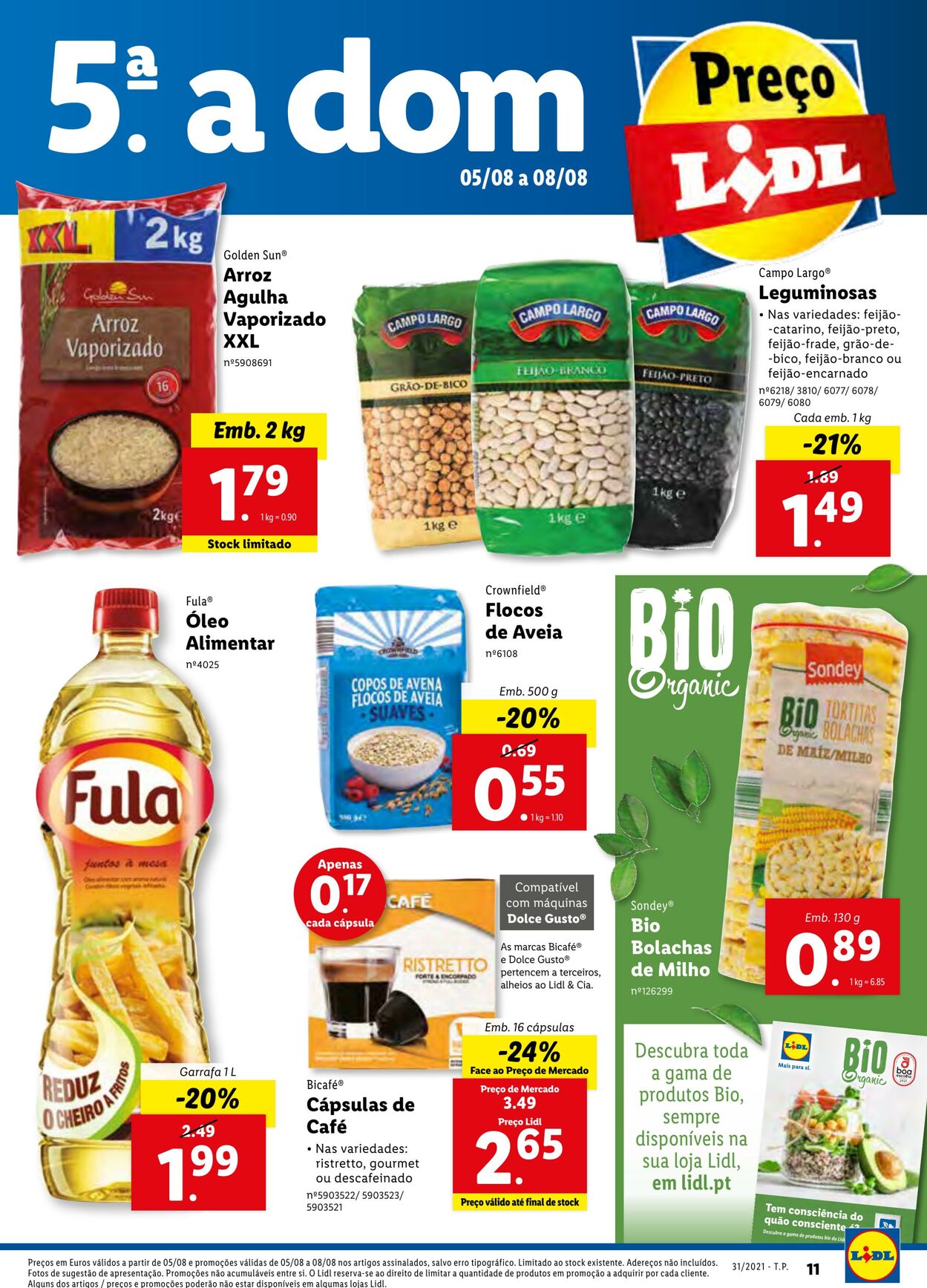 Folheto Lidl 02.08.2021 - 09.08.2021