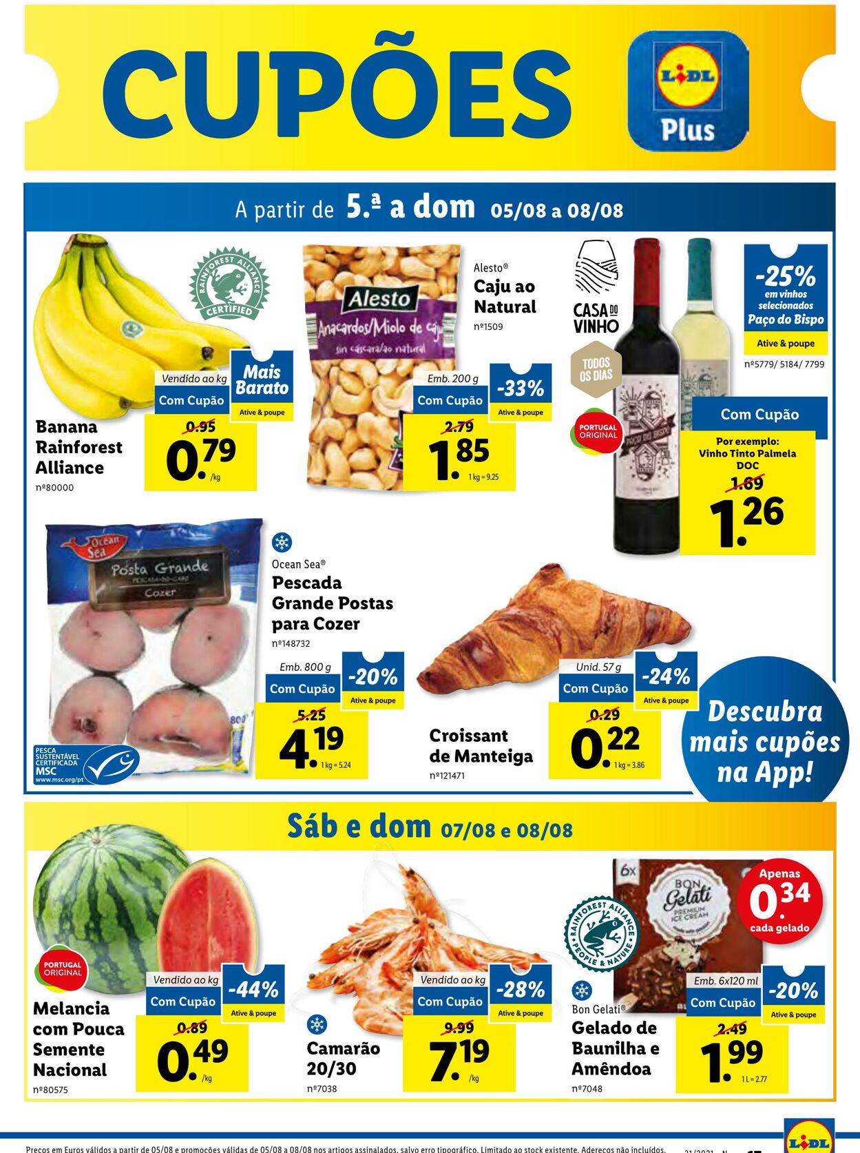 Folheto Lidl 02.08.2021 - 09.08.2021