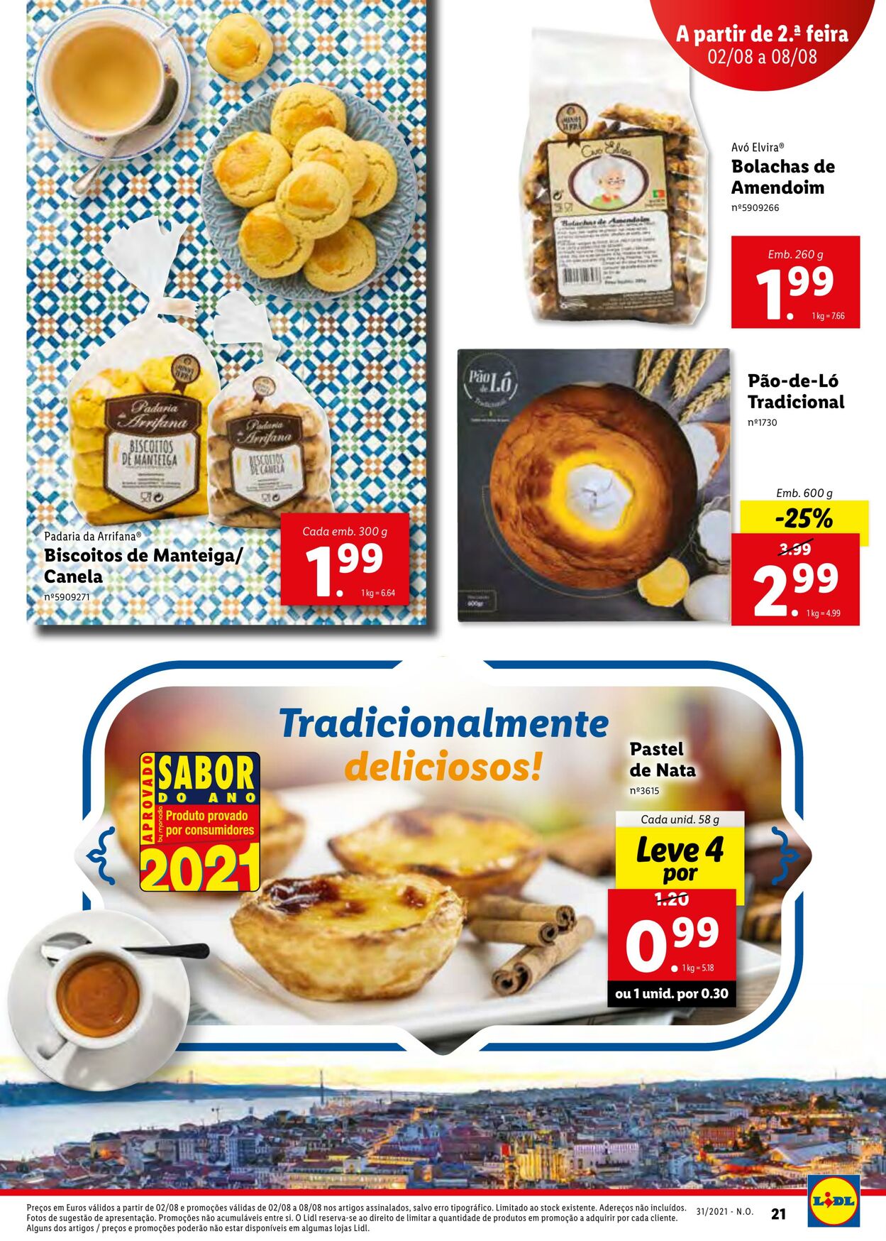 Folheto Lidl 02.08.2021 - 09.08.2021