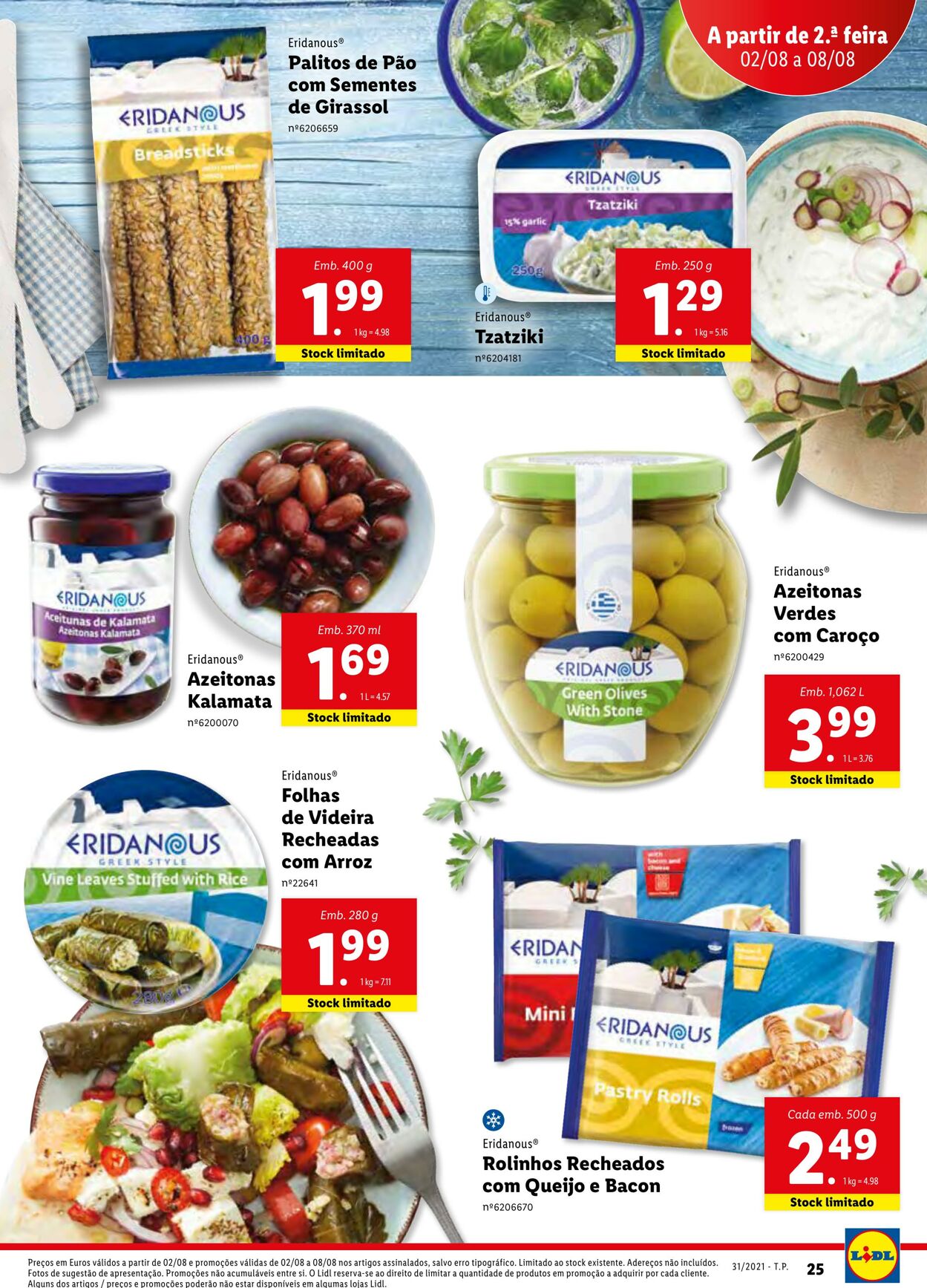 Folheto Lidl 02.08.2021 - 09.08.2021