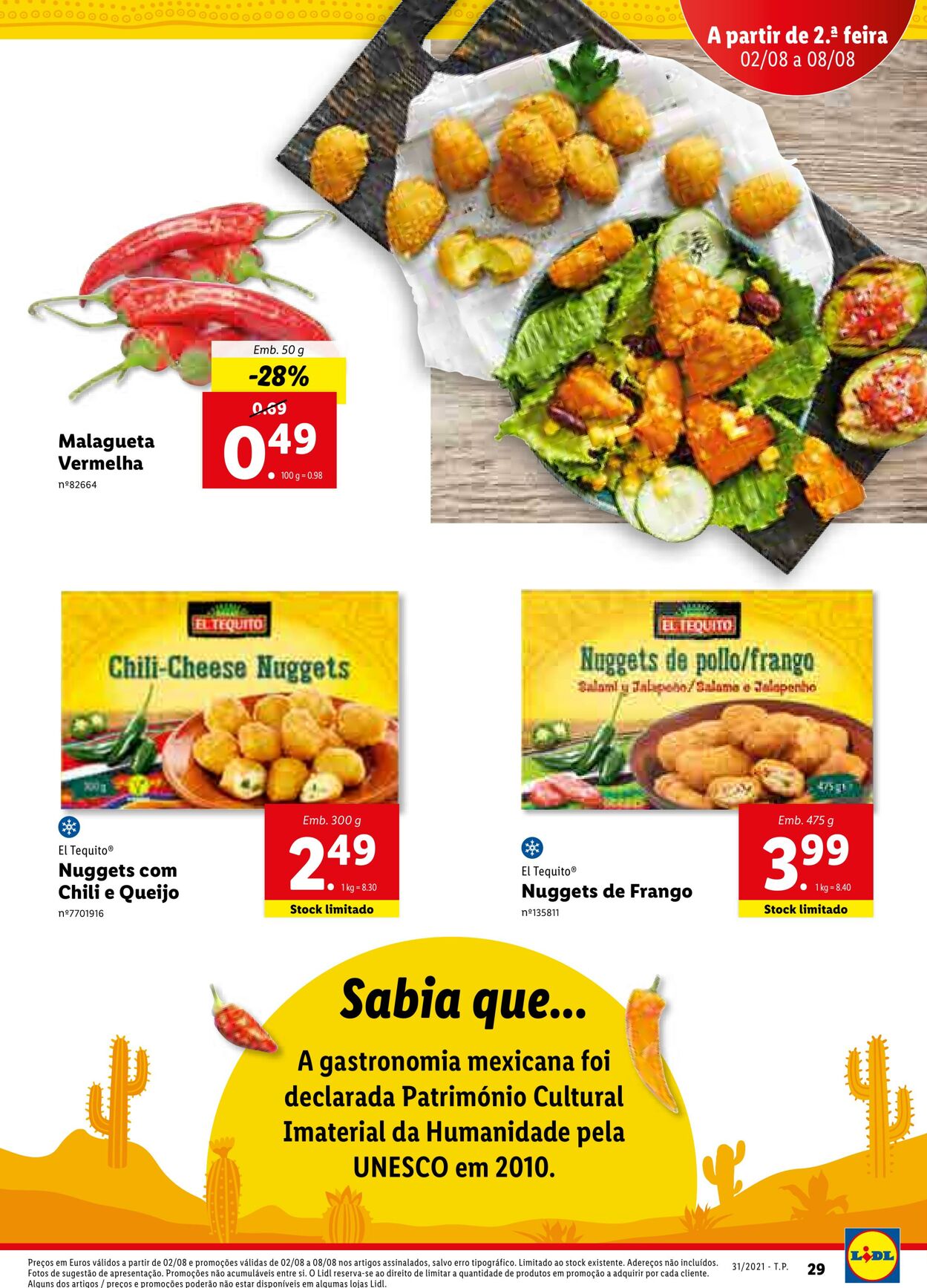 Folheto Lidl 02.08.2021 - 09.08.2021