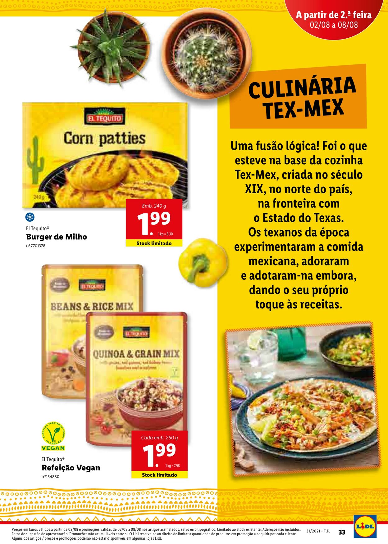 Folheto Lidl 02.08.2021 - 09.08.2021