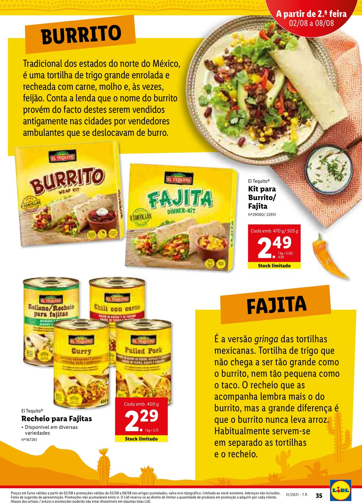 Folheto Lidl 02.08.2021 - 09.08.2021