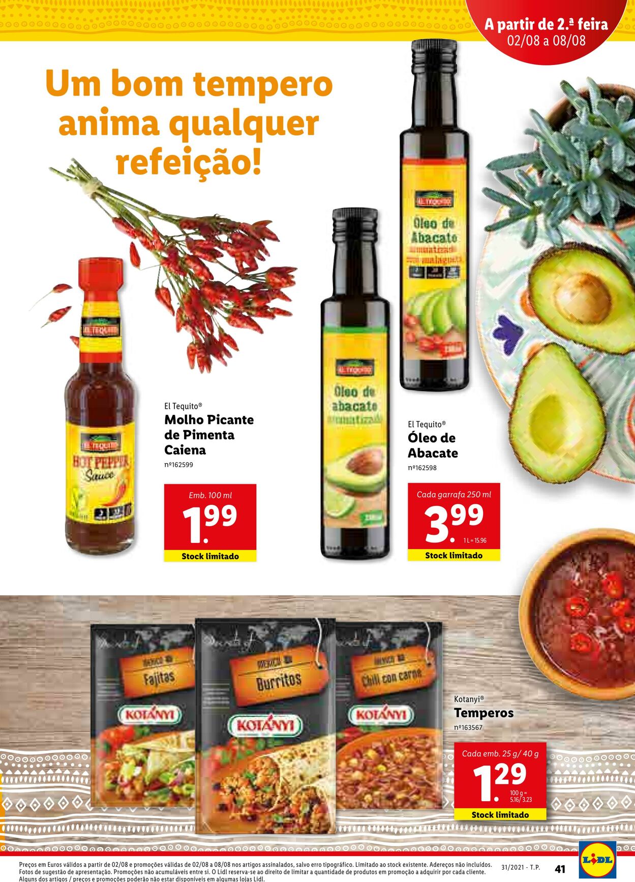 Folheto Lidl 02.08.2021 - 09.08.2021