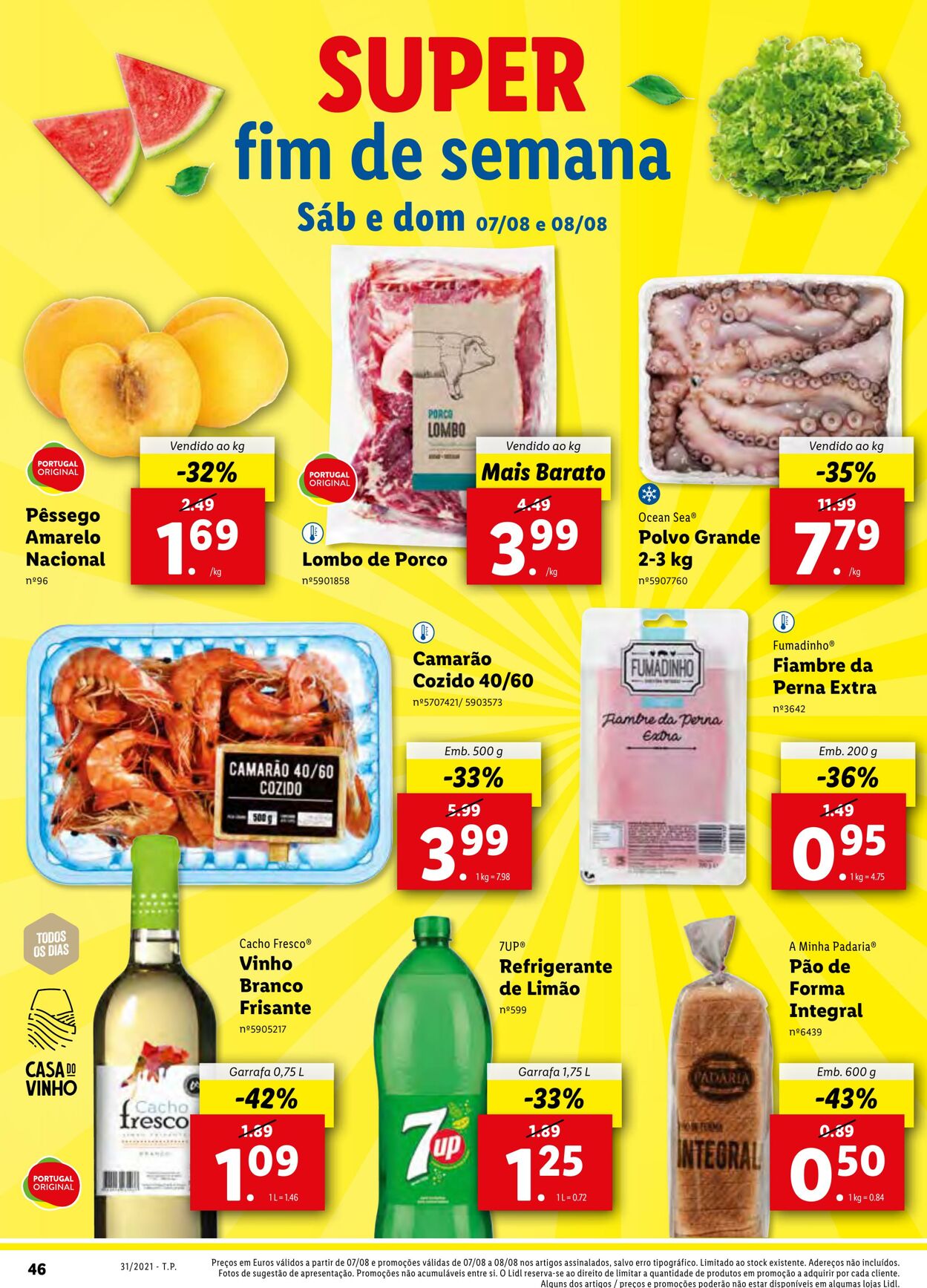 Folheto Lidl 02.08.2021 - 09.08.2021