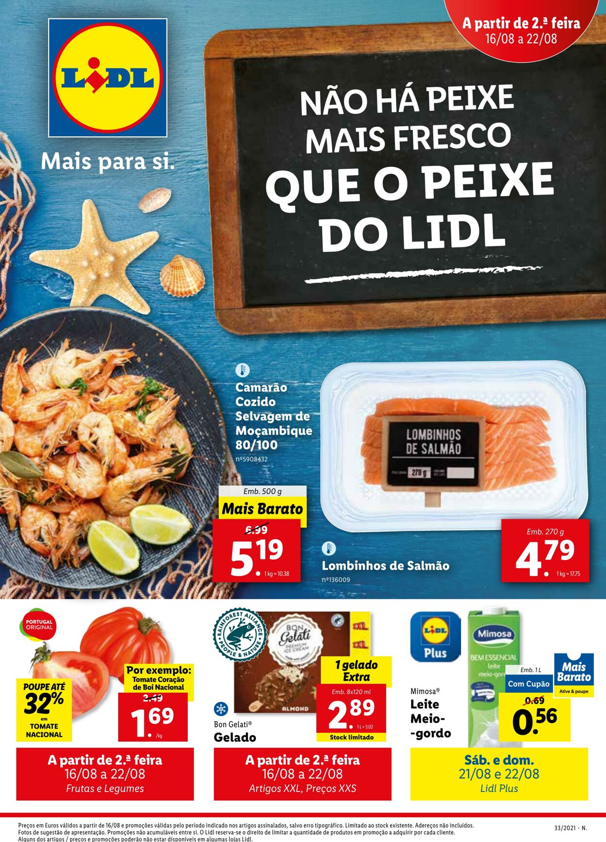 Folheto Lidl 16.08.2021 - 23.08.2021