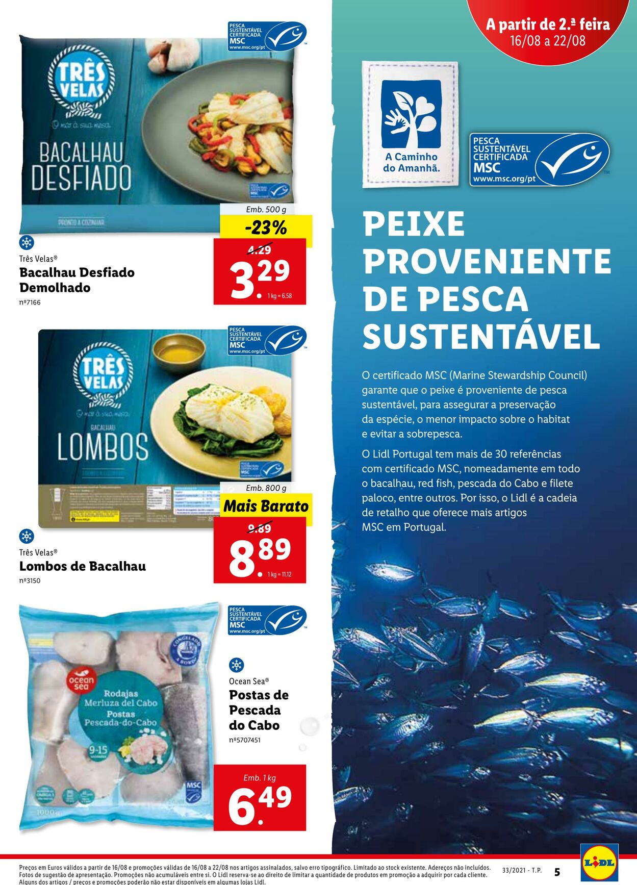 Folheto Lidl 16.08.2021 - 23.08.2021