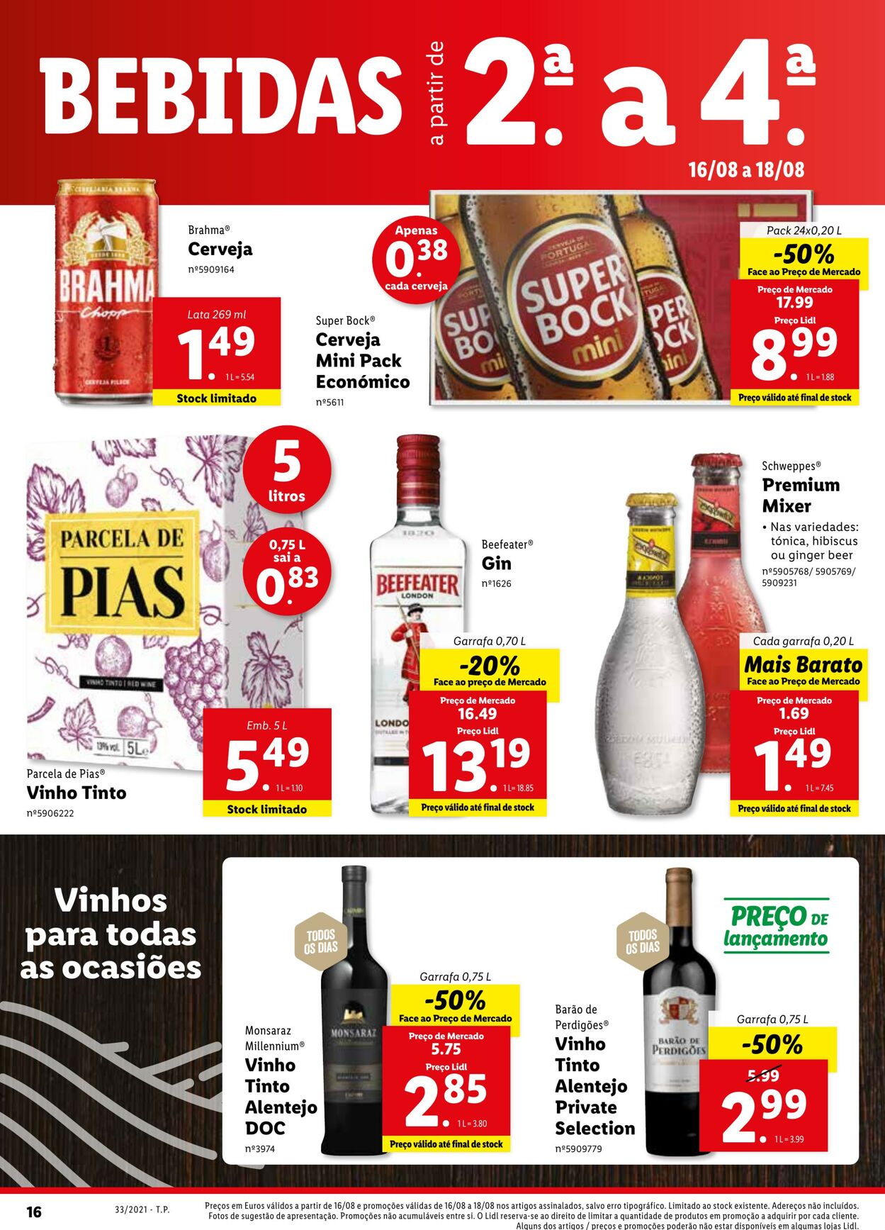 Folheto Lidl 16.08.2021 - 23.08.2021