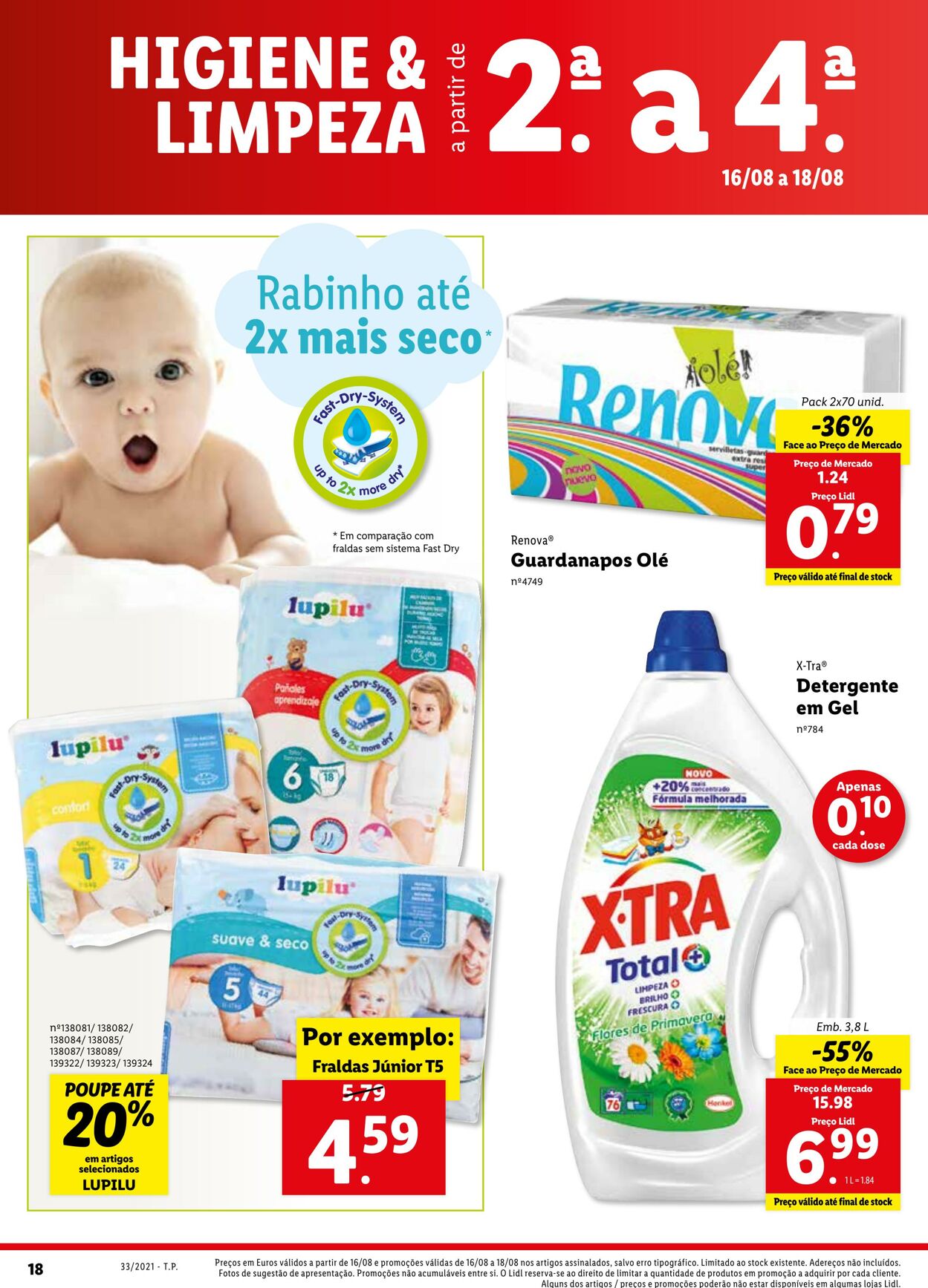 Folheto Lidl 16.08.2021 - 23.08.2021