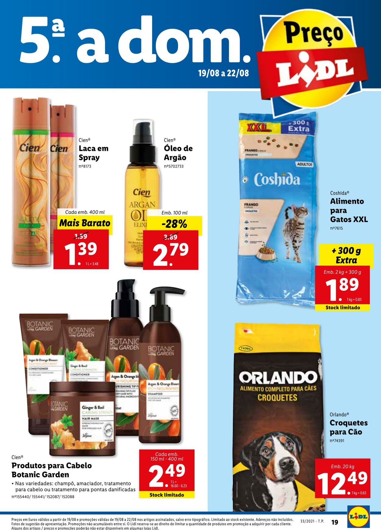 Folheto Lidl 16.08.2021 - 23.08.2021