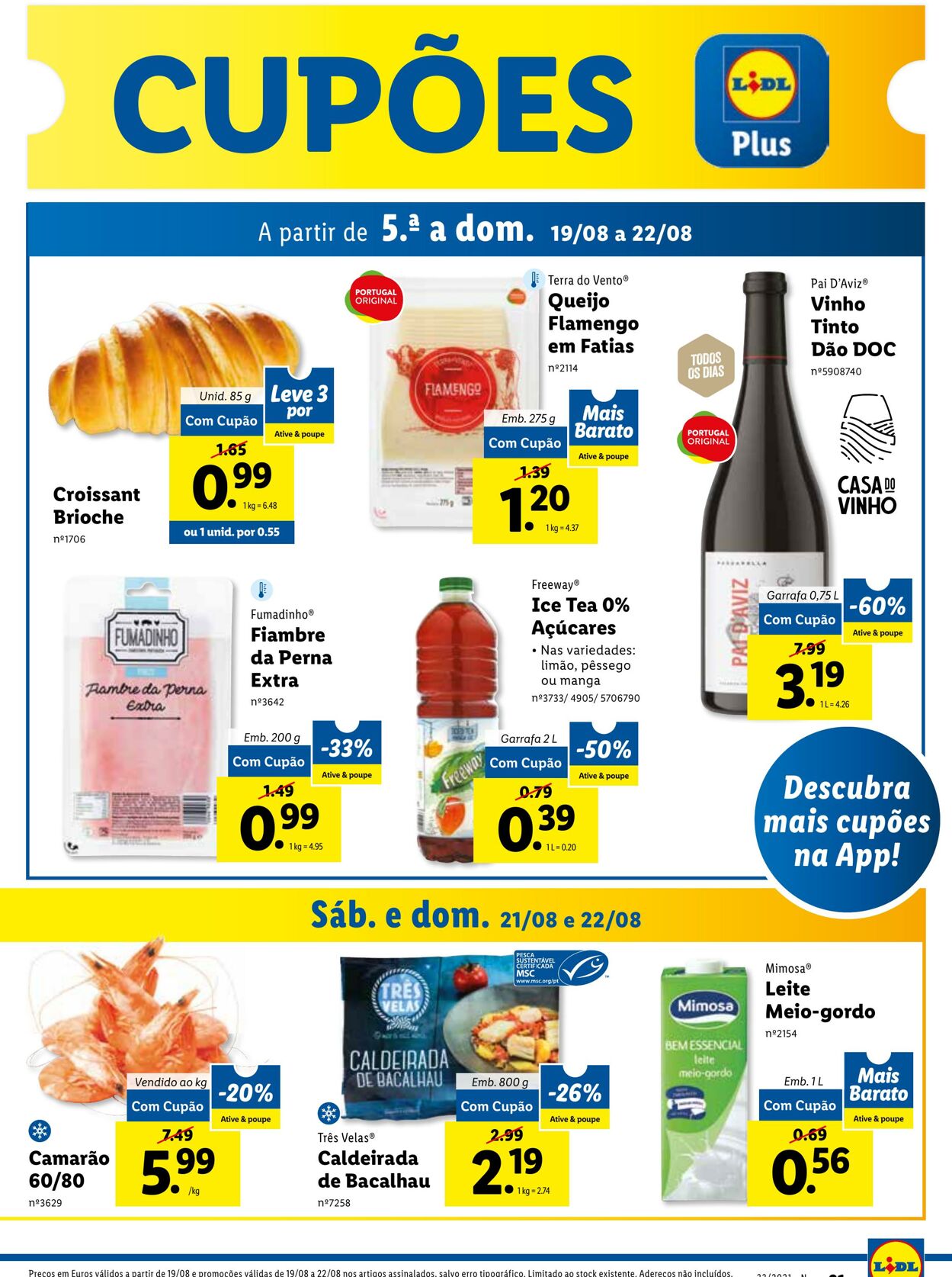 Folheto Lidl 16.08.2021 - 23.08.2021