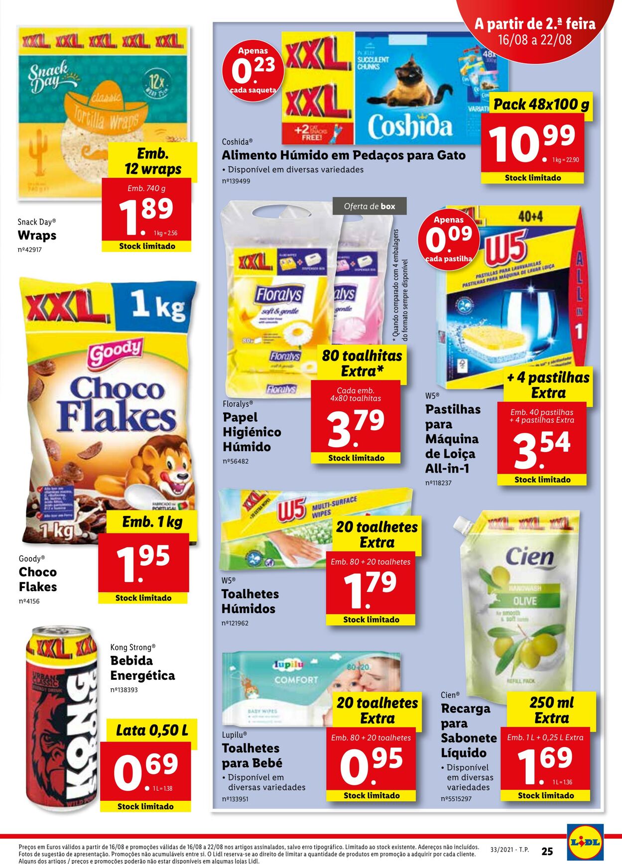 Folheto Lidl 16.08.2021 - 23.08.2021