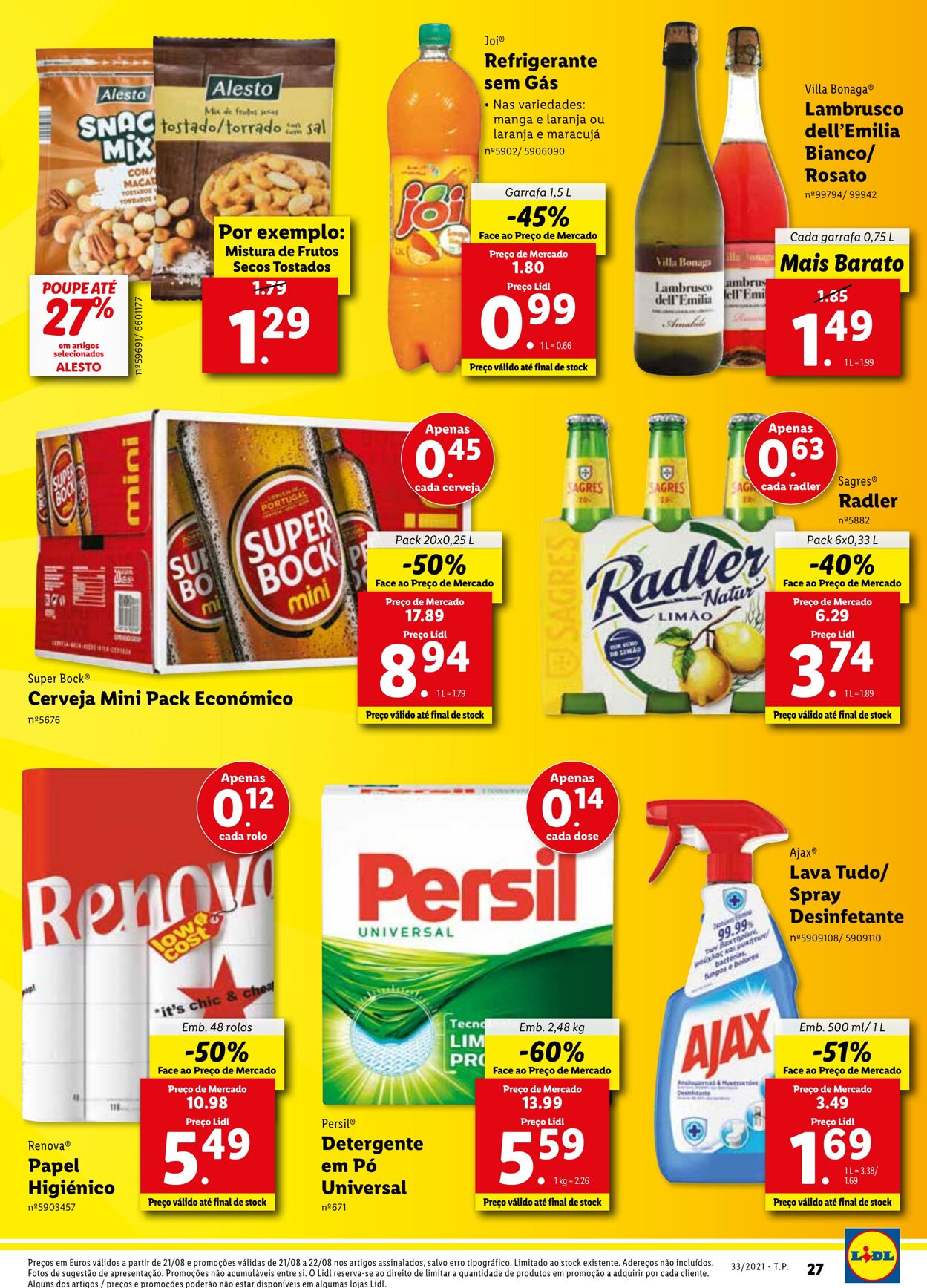 Folheto Lidl 16.08.2021 - 23.08.2021