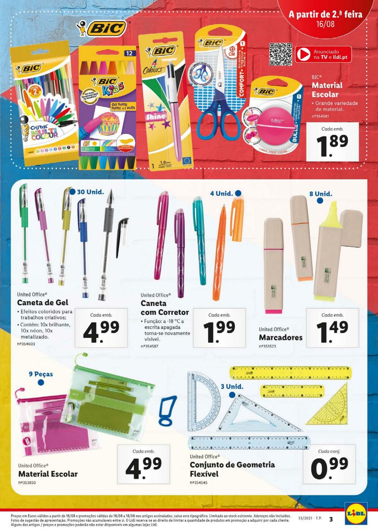 Folheto Lidl 16.08.2021 - 23.08.2021