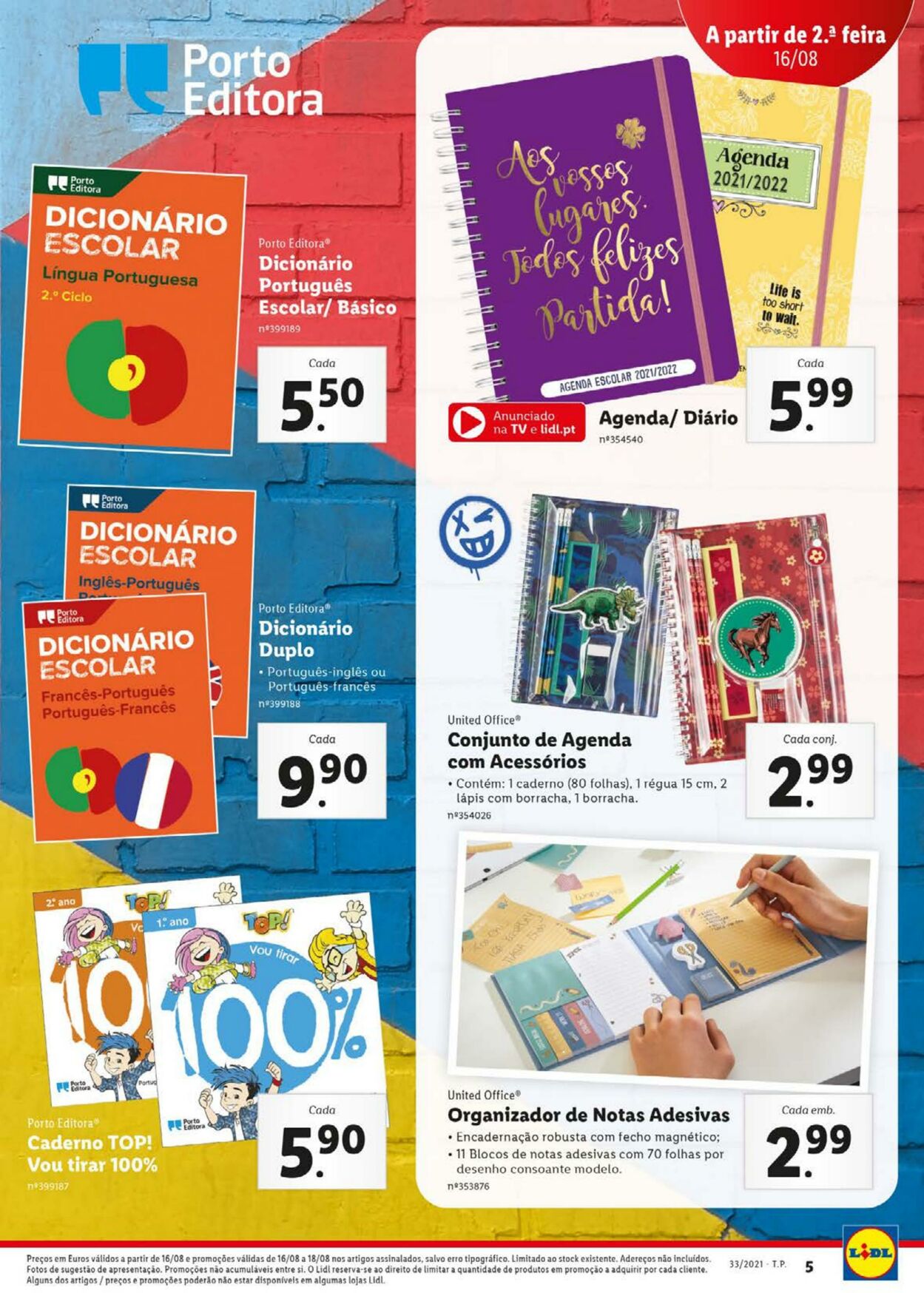 Folheto Lidl 16.08.2021 - 23.08.2021