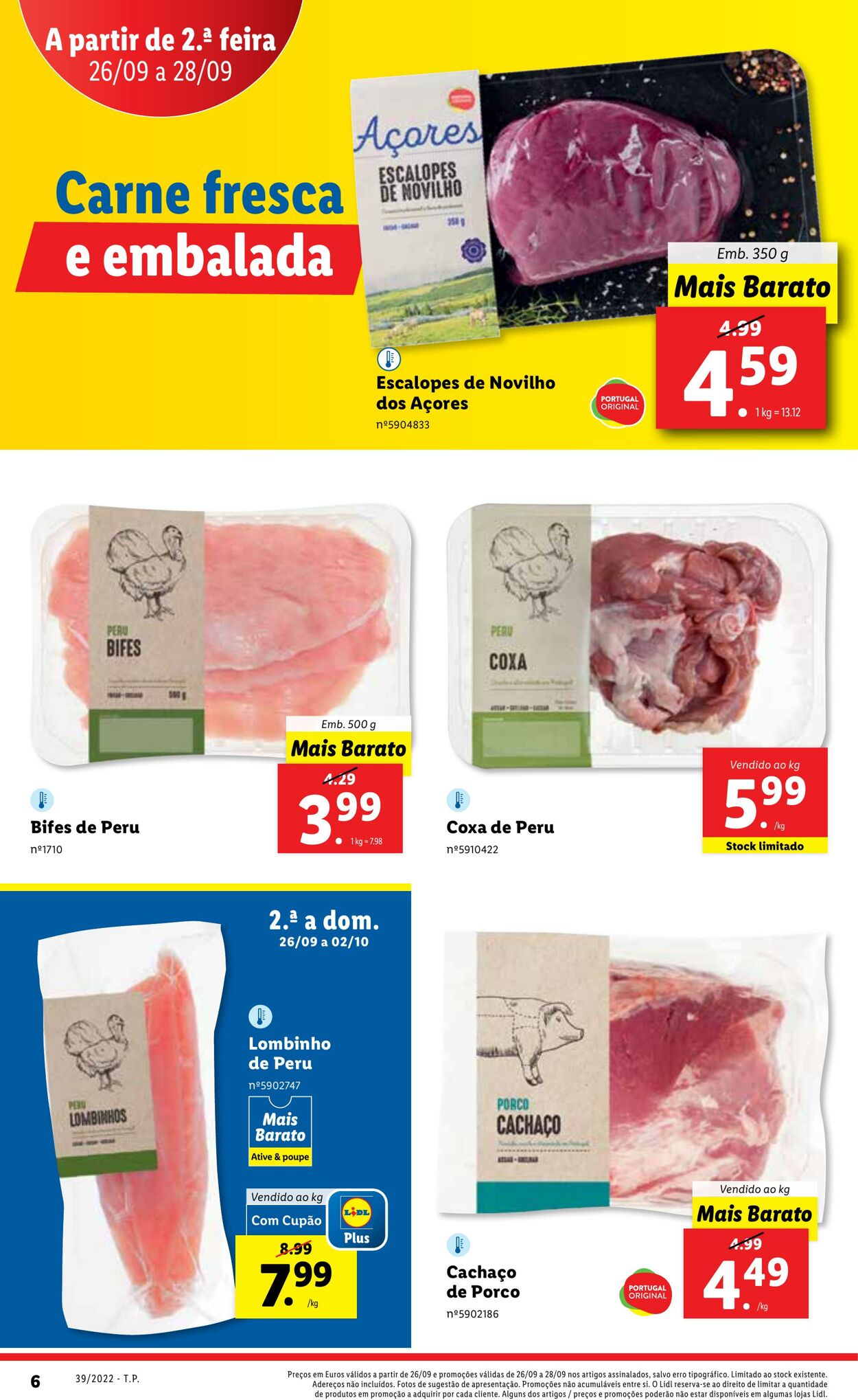 Folheto Lidl 26.09.2022 - 02.10.2022