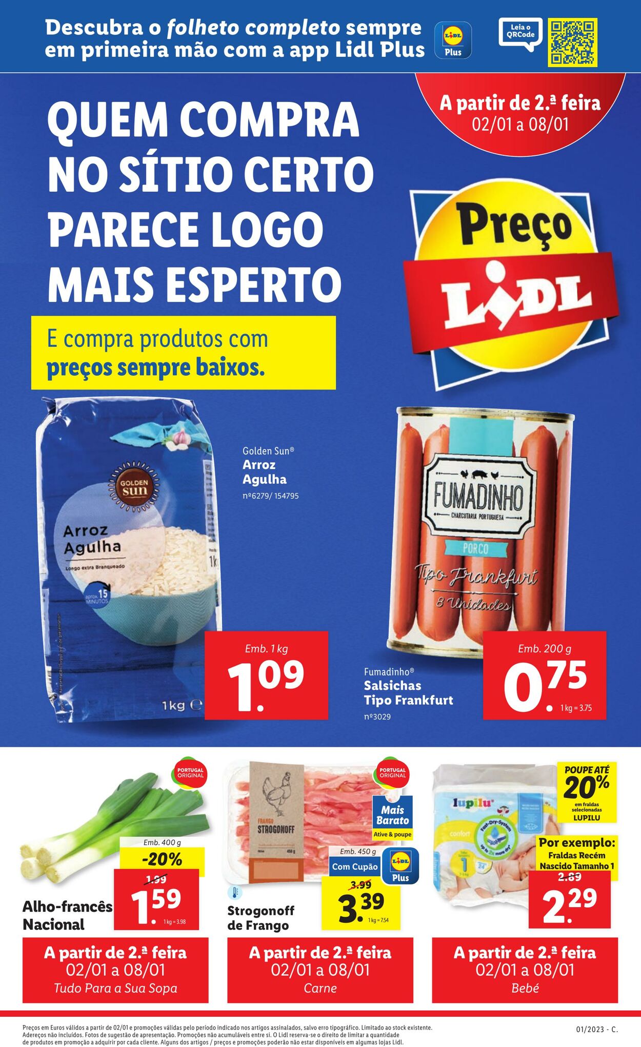 Folheto Lidl 02.01.2022 - 08.01.2023