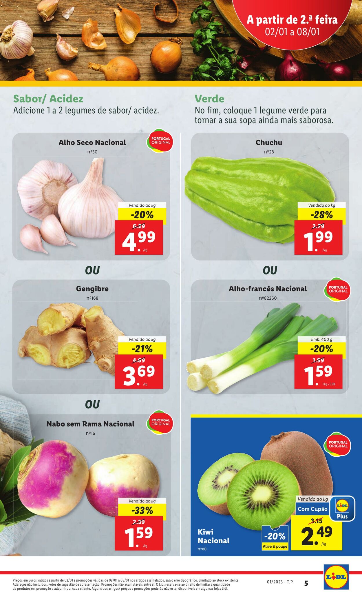 Folheto Lidl 02.01.2022 - 08.01.2023