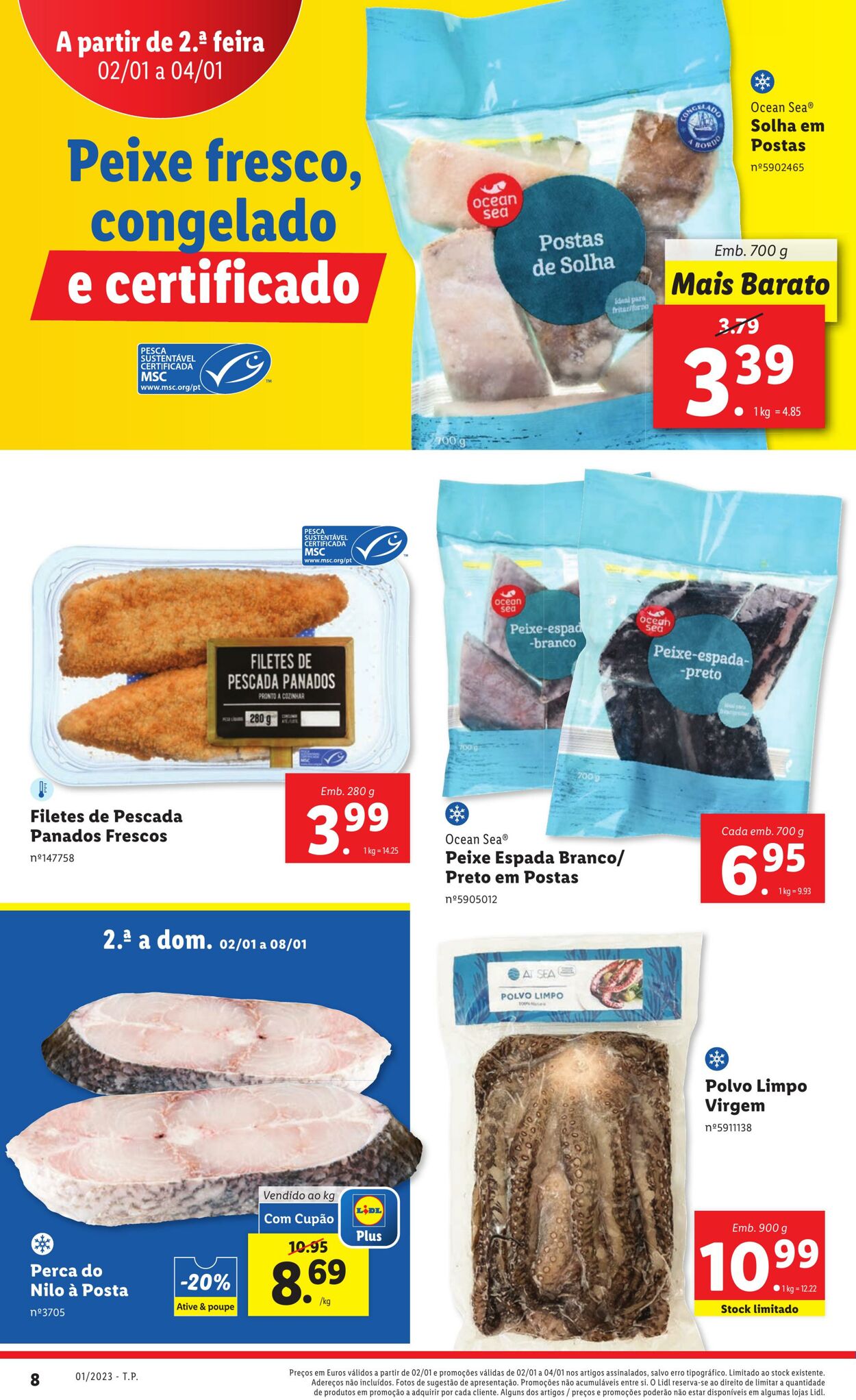 Folheto Lidl 02.01.2022 - 08.01.2023