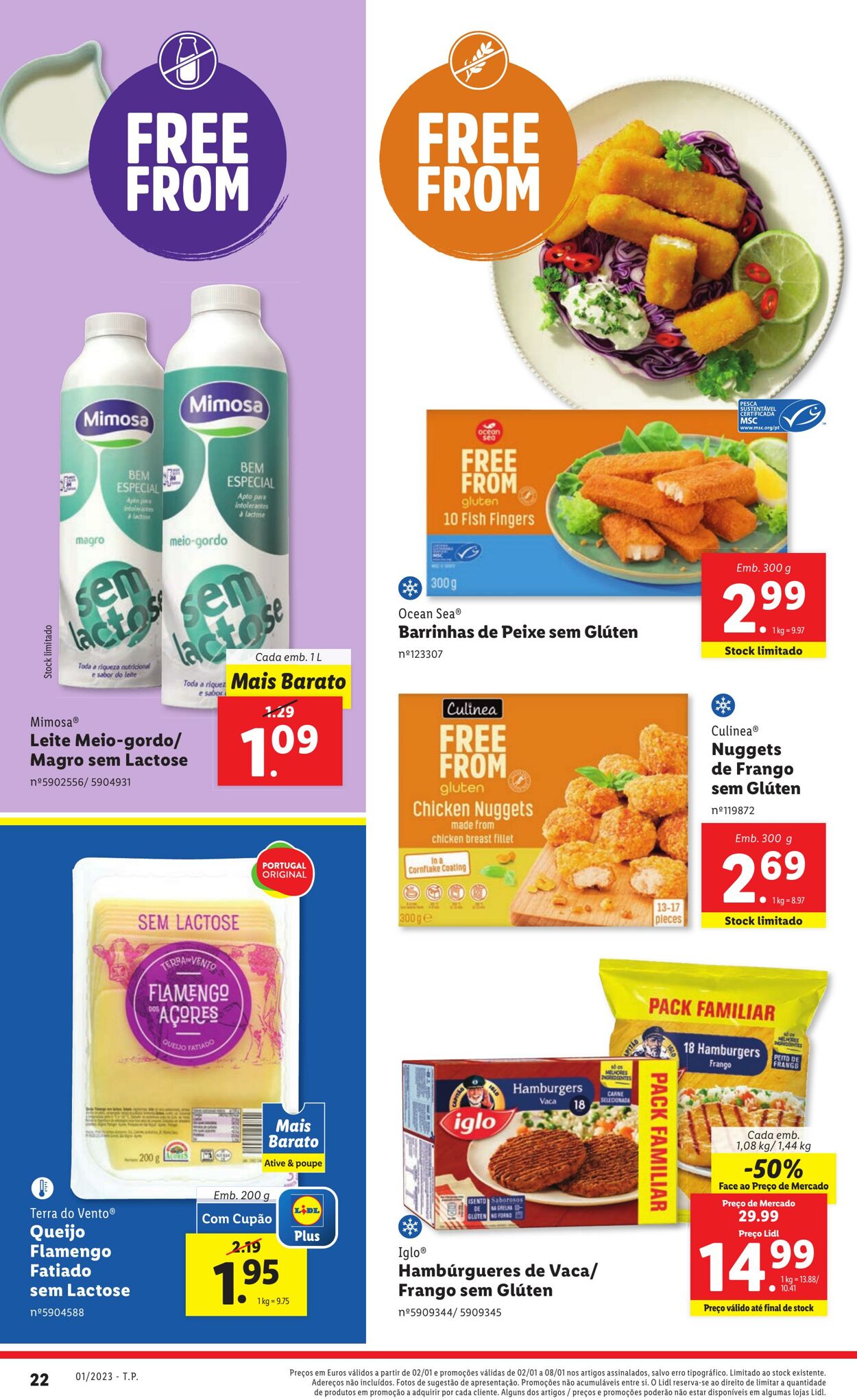 Folheto Lidl 02.01.2022 - 08.01.2023