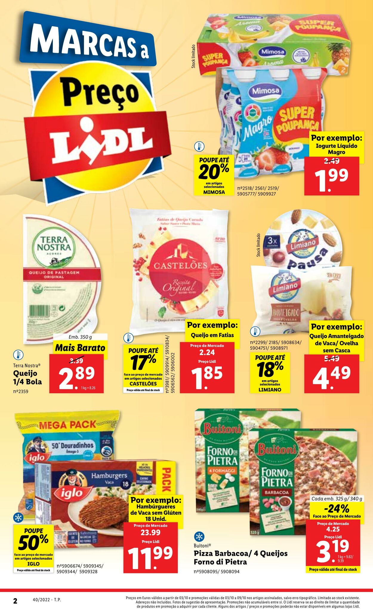 Folheto Lidl 03.10.2022 - 09.10.2022