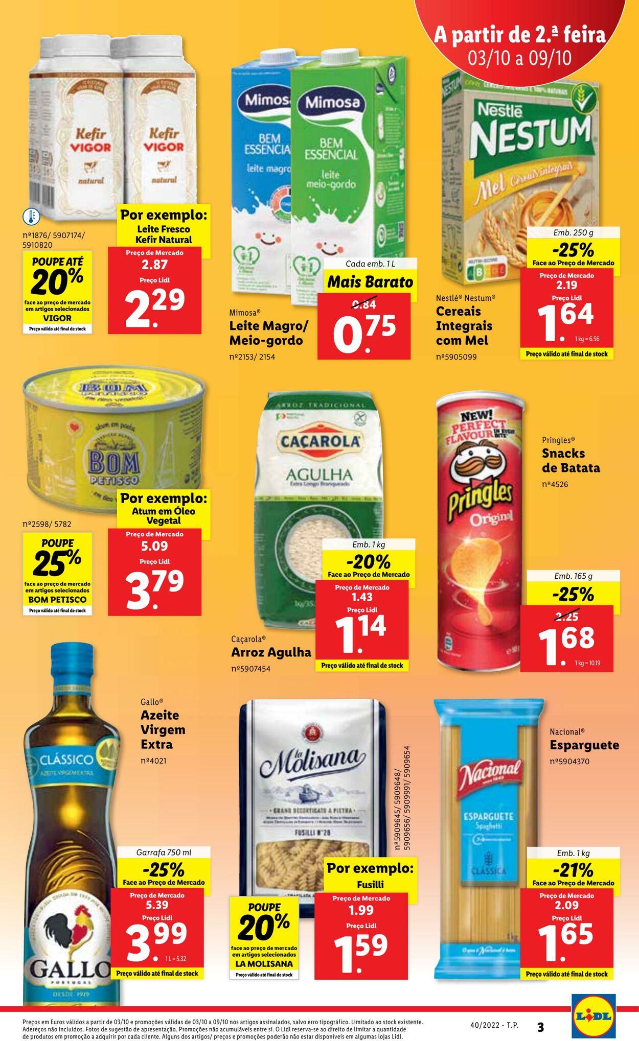 Folheto Lidl 03.10.2022 - 09.10.2022