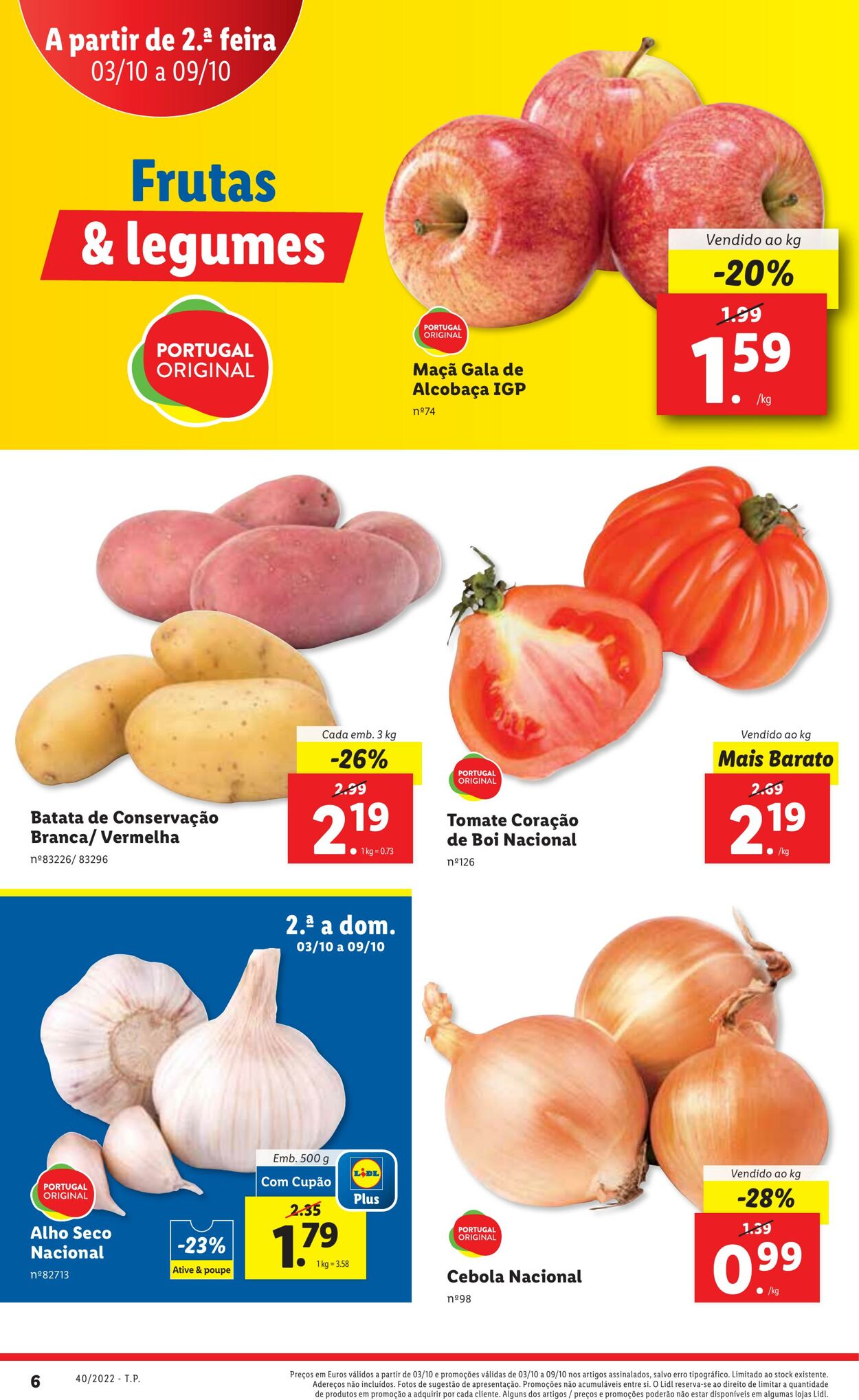 Folheto Lidl 03.10.2022 - 09.10.2022