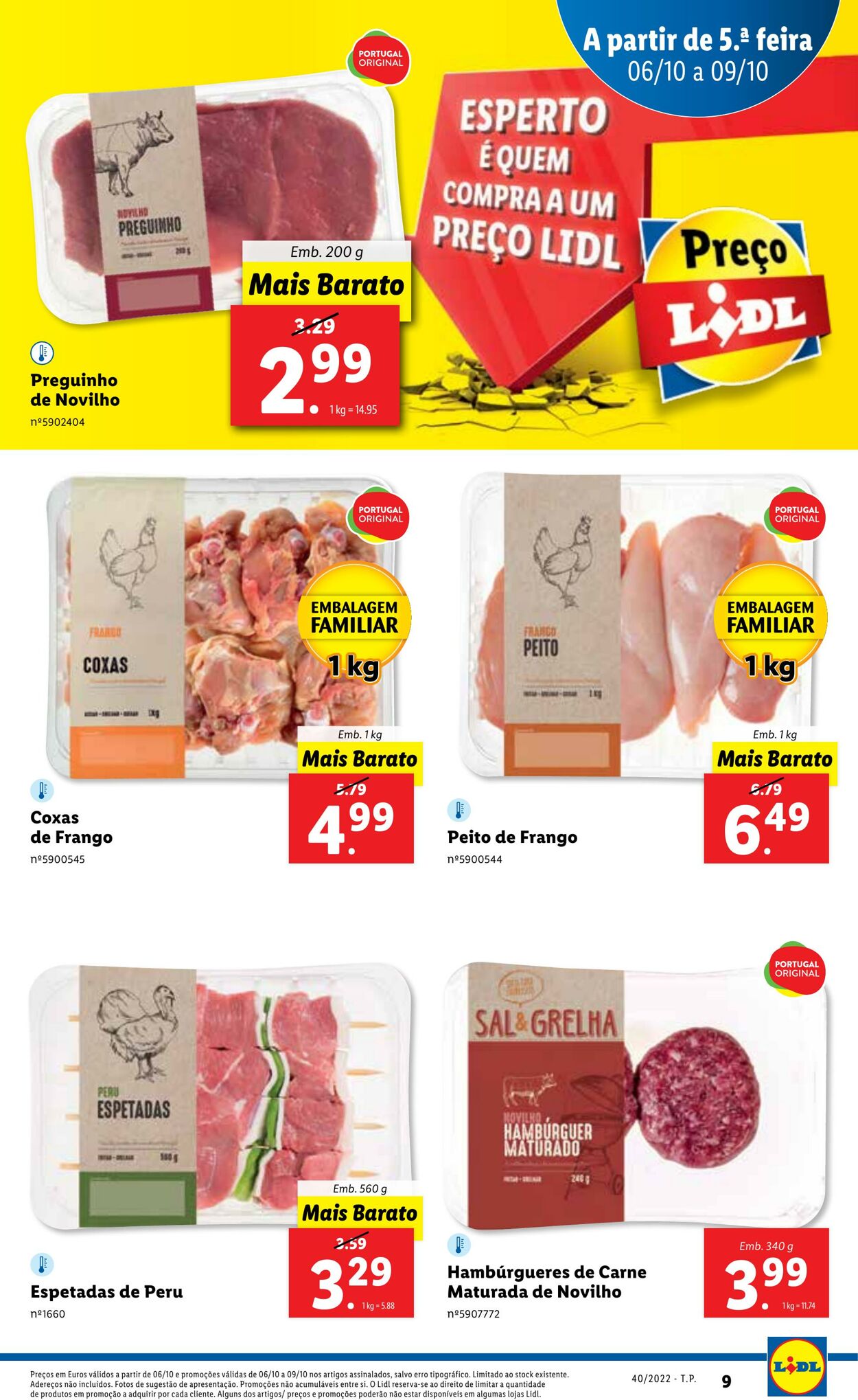 Folheto Lidl 03.10.2022 - 09.10.2022