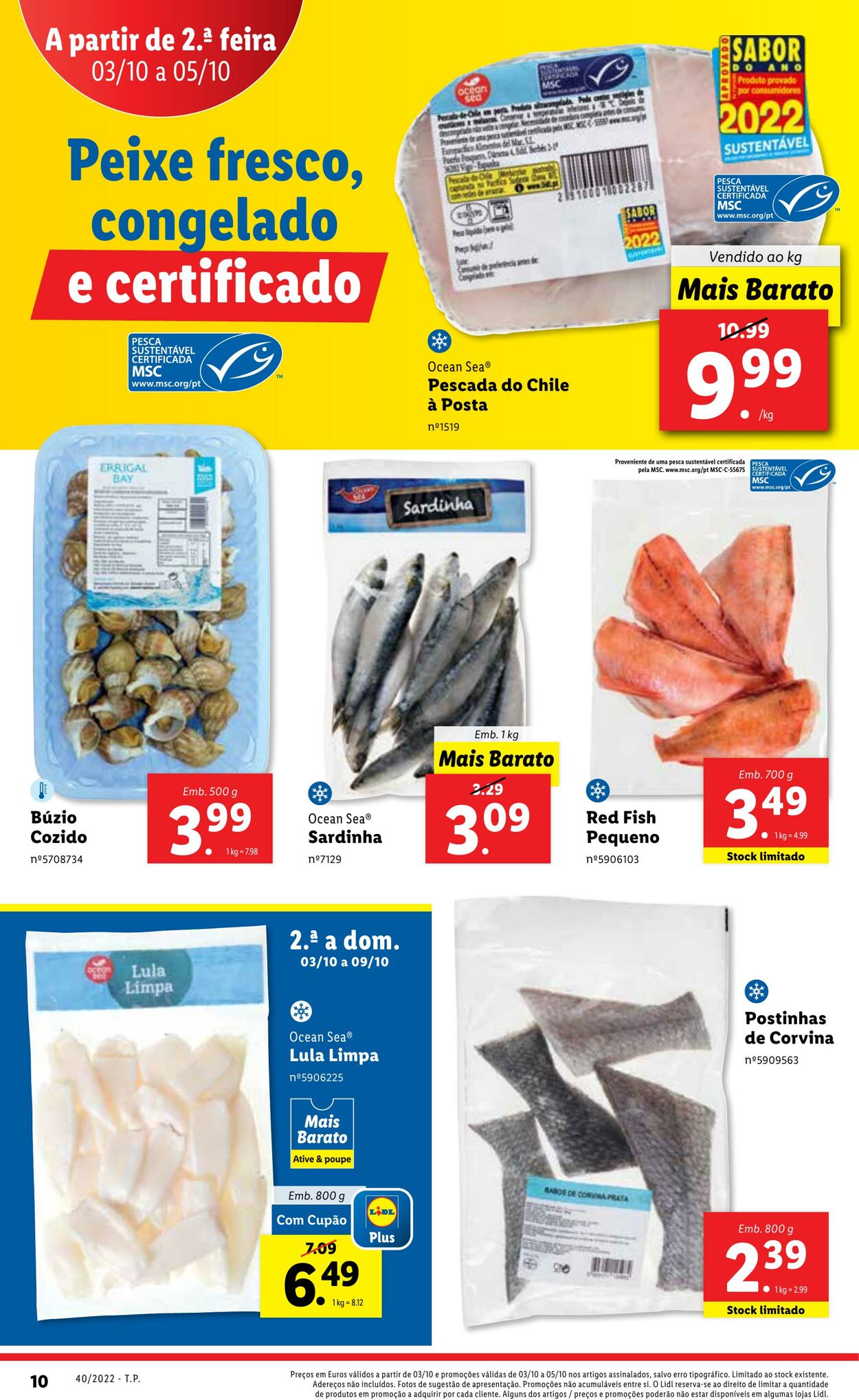 Folheto Lidl 03.10.2022 - 09.10.2022