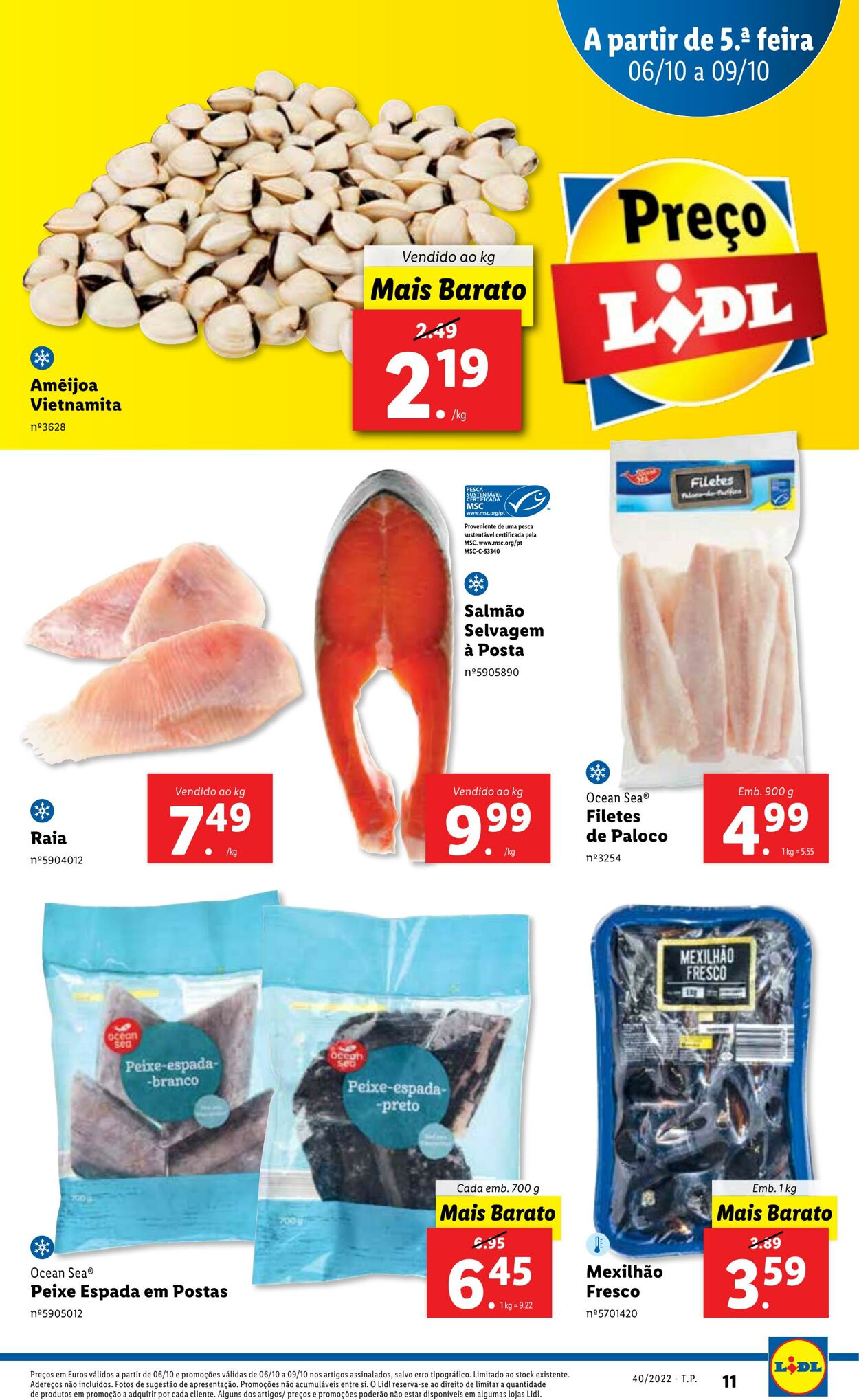 Folheto Lidl 03.10.2022 - 09.10.2022