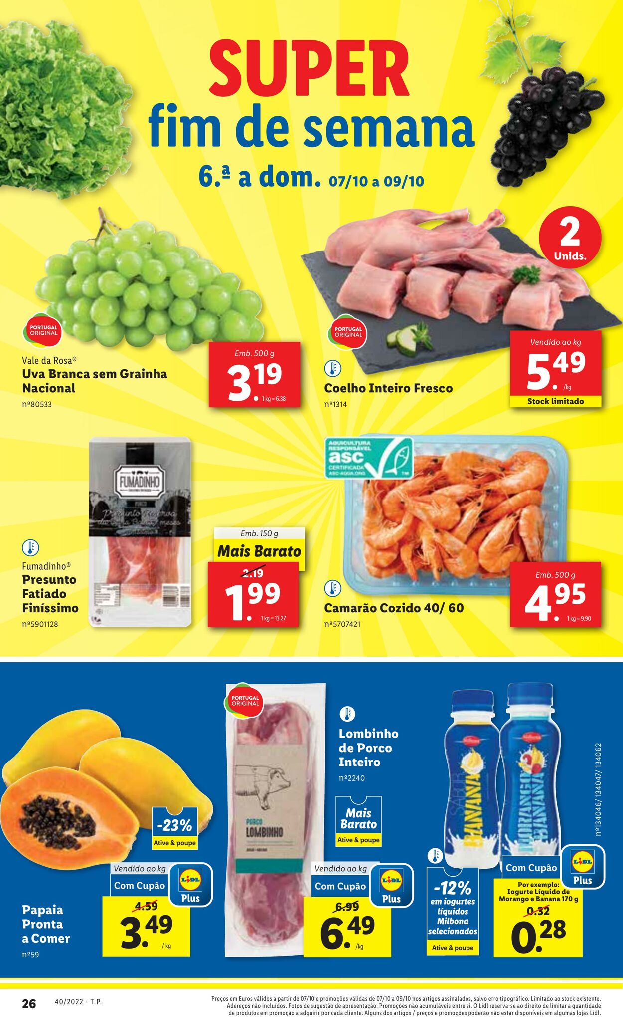 Folheto Lidl 03.10.2022 - 09.10.2022